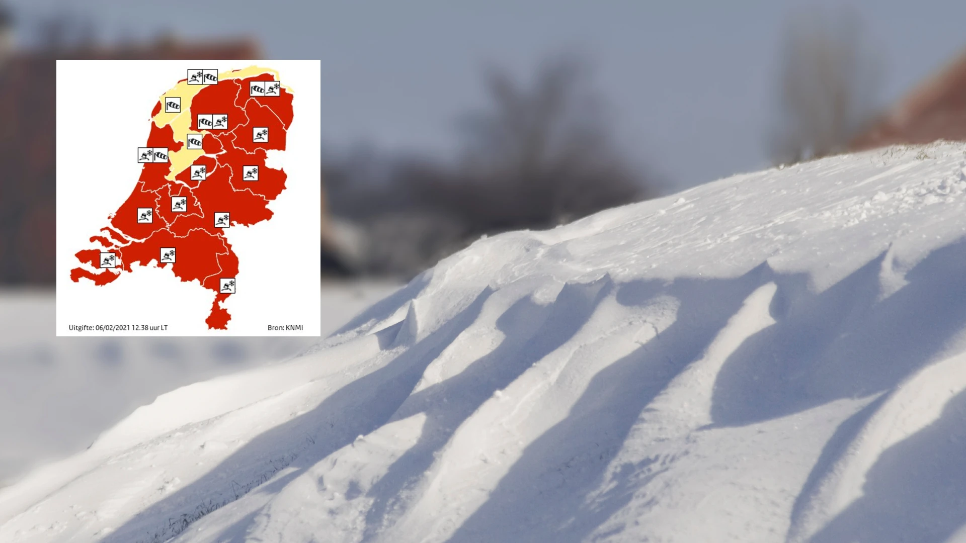 Sneeuwblog: Witte laag over Nederland, al meer dan 2,5 miljoen kilo zout gestrooid