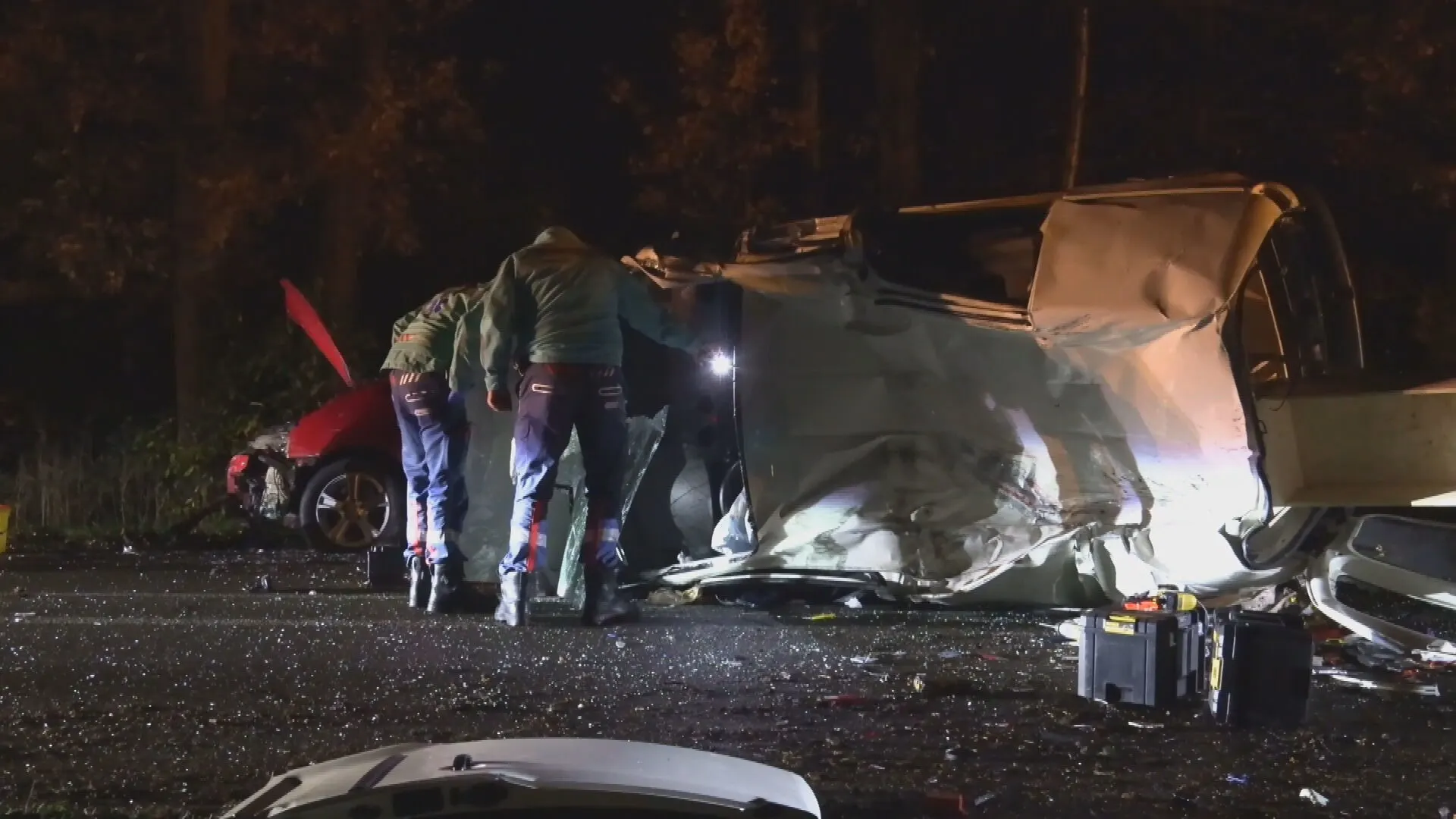 EOD ingezet na ongeval met busje met illegaal vuurwerk in Winterswijk