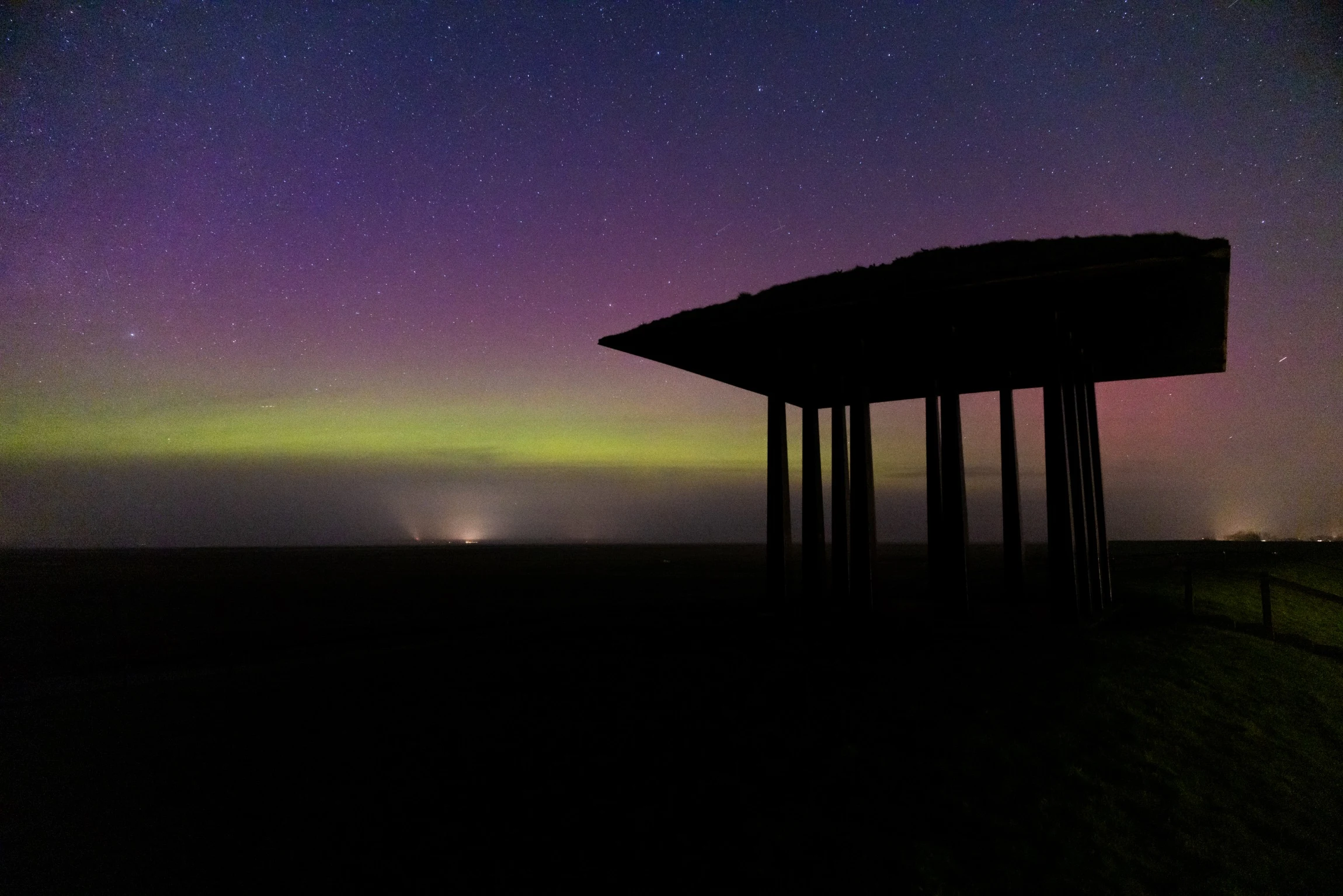 ZIEN: prachtig noorderlicht boven de Waddenzee