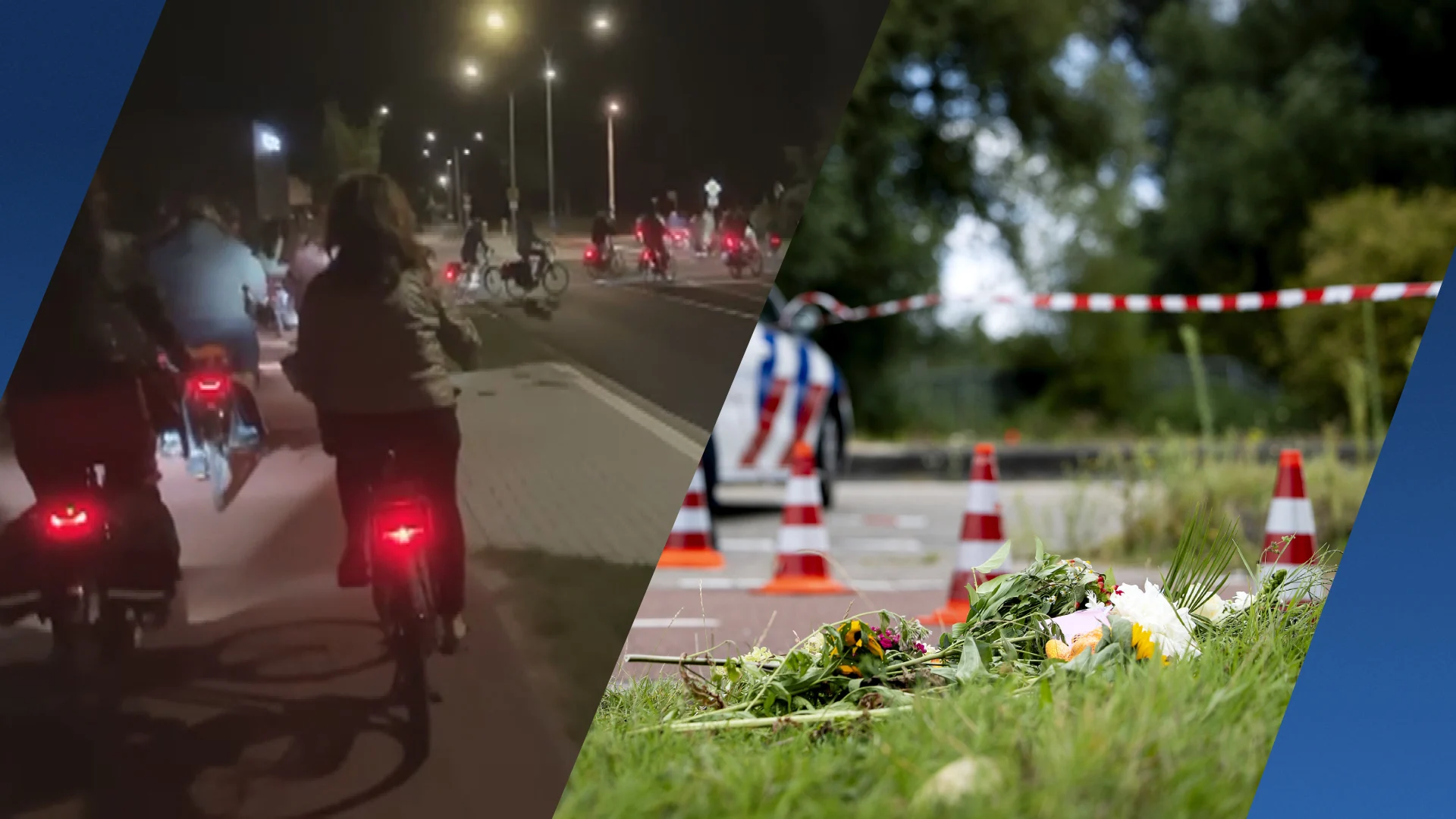 Tientallen mensen fietsen mee in stille tocht Middelburg na dood Lisa (17)