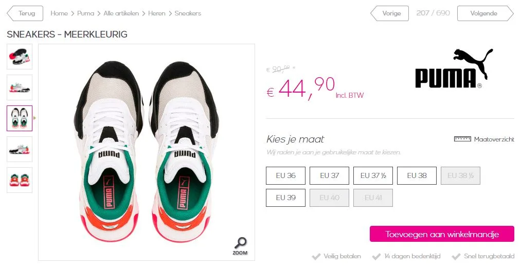 Omstreden 'Hitler-sneaker' ook in Nederland te koop: 'Heil Puma'