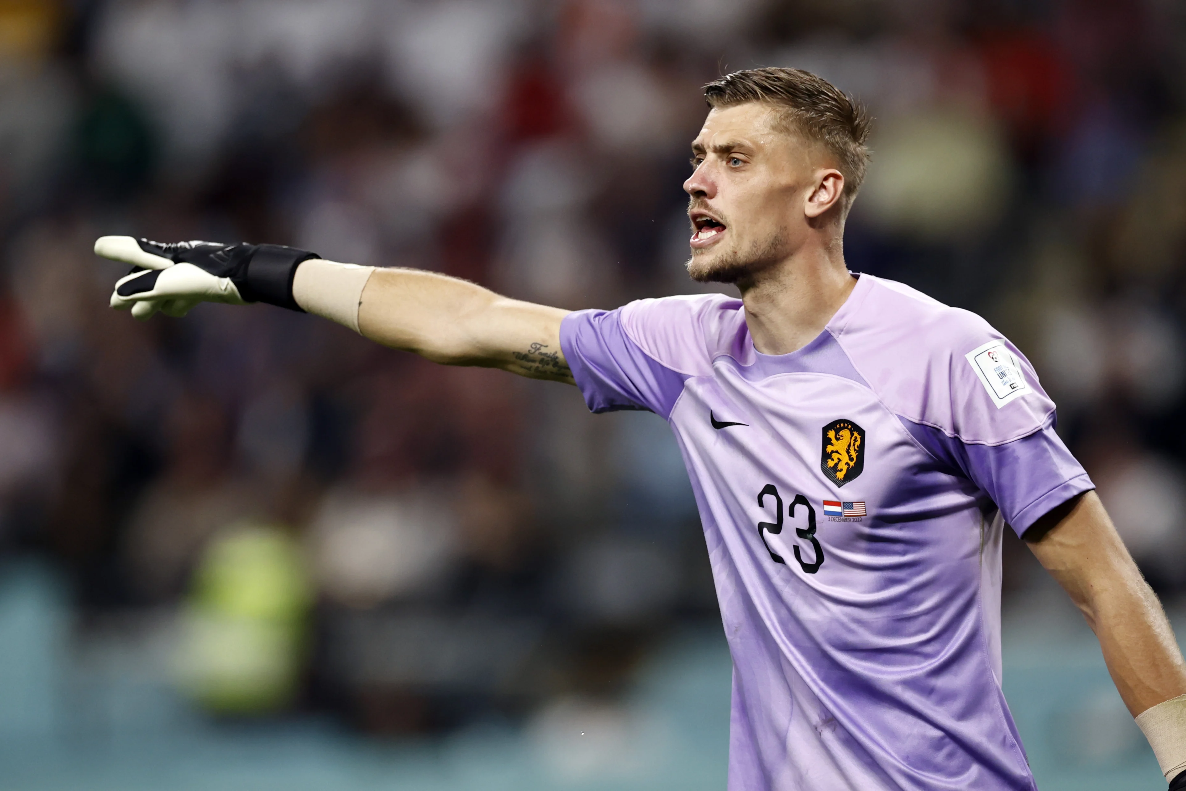 Selectie Heerenveen wenst Andries Noppert succes voor kwartfinale tegen Argentinië: 'Andries, lange draak, Zet 'm op'