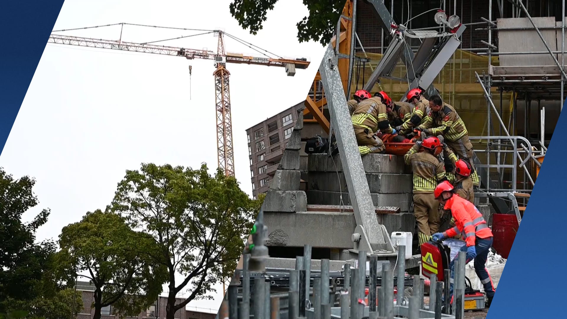Man (34) valt tientallen meters uit kraan Tilburg en raakt zwaargewond