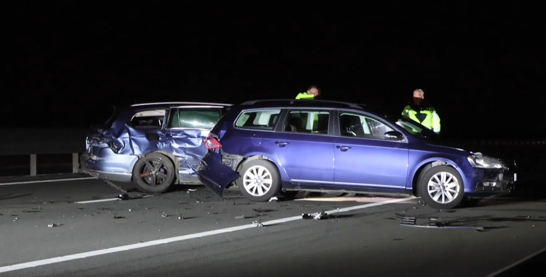 Vijf gewonden bij zwaar verkeersongeval op Afsluitdijk