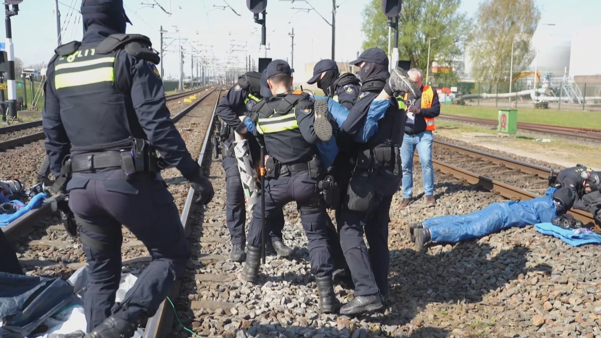 Nog één verdachte vast na spoorbezetting Rotterdamse haven