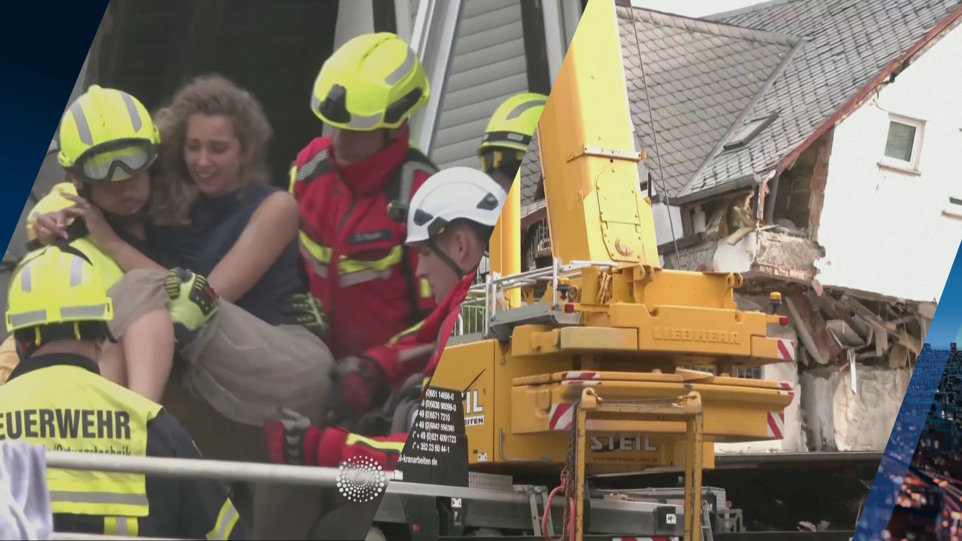 Edi, Mark en Jamie lagen urenlang onder puin ingestort Duits hotel: 'Blijft onwerkelijk'