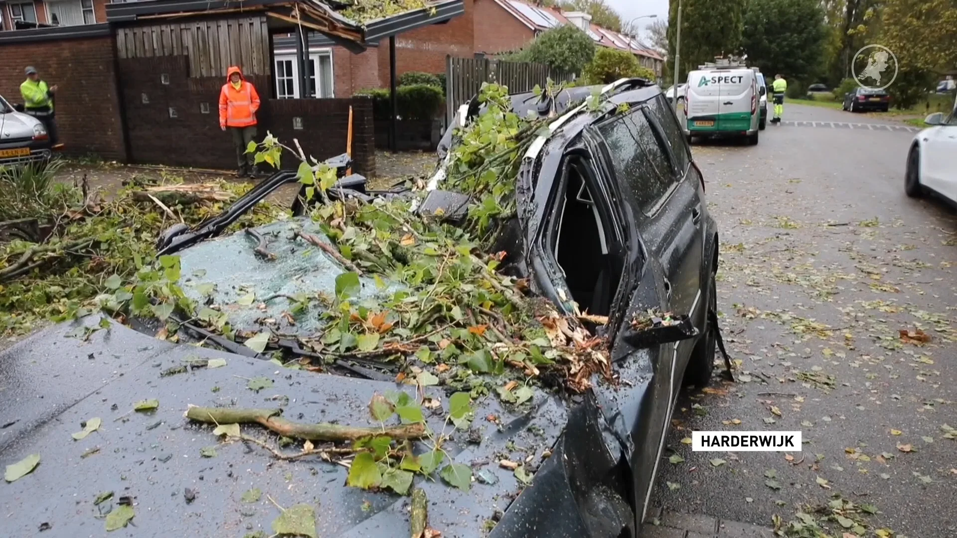 Schade en wateroverlast door storm Benjamin