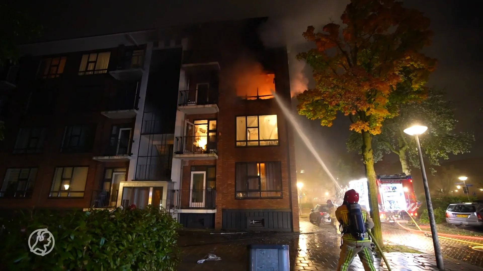 Brandweer redt bewoners uit brandende flat Eindhoven, twee katten overleden