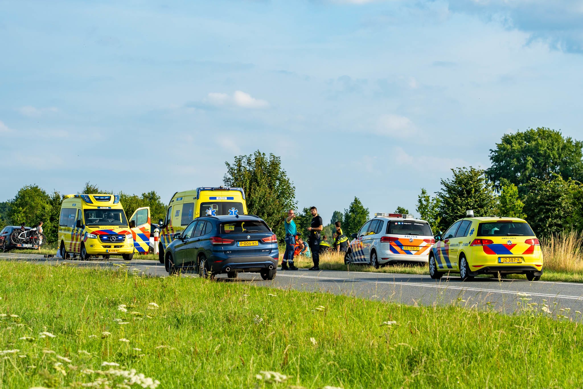 Motorrijder (59) uit Doornspijk overleden na crash bij Dronten