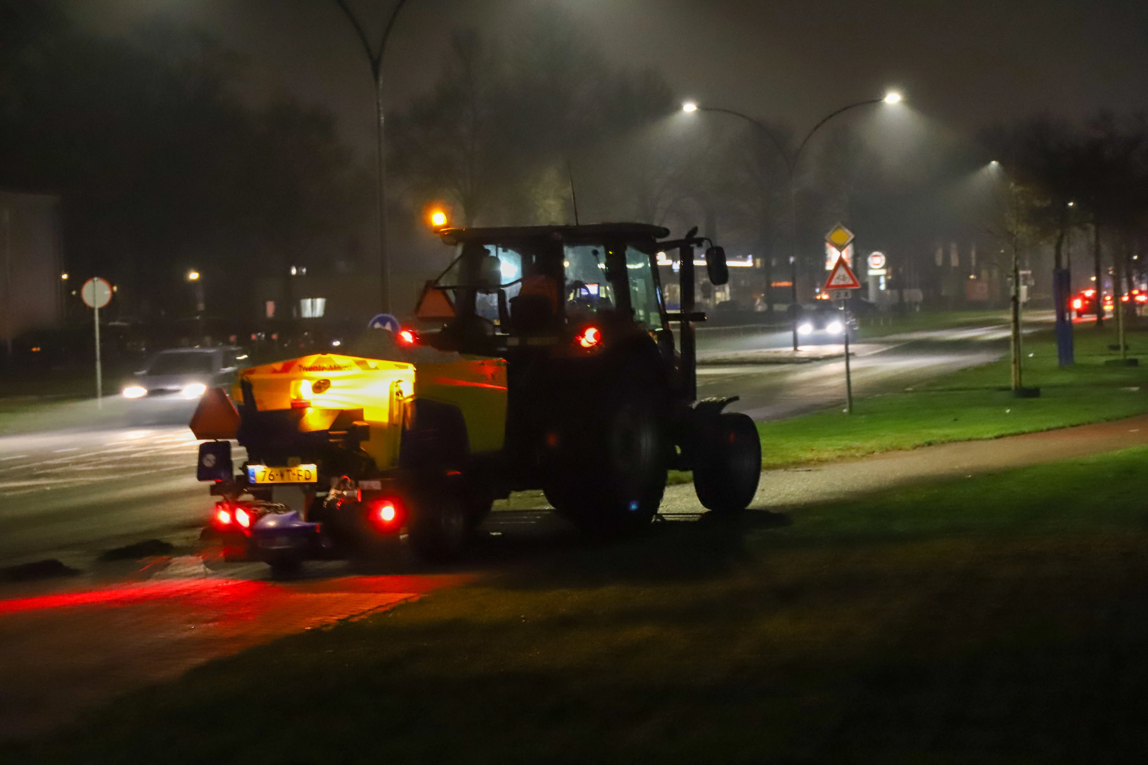Code geel in het zuiden en oosten vanwege gladheid op de wegen