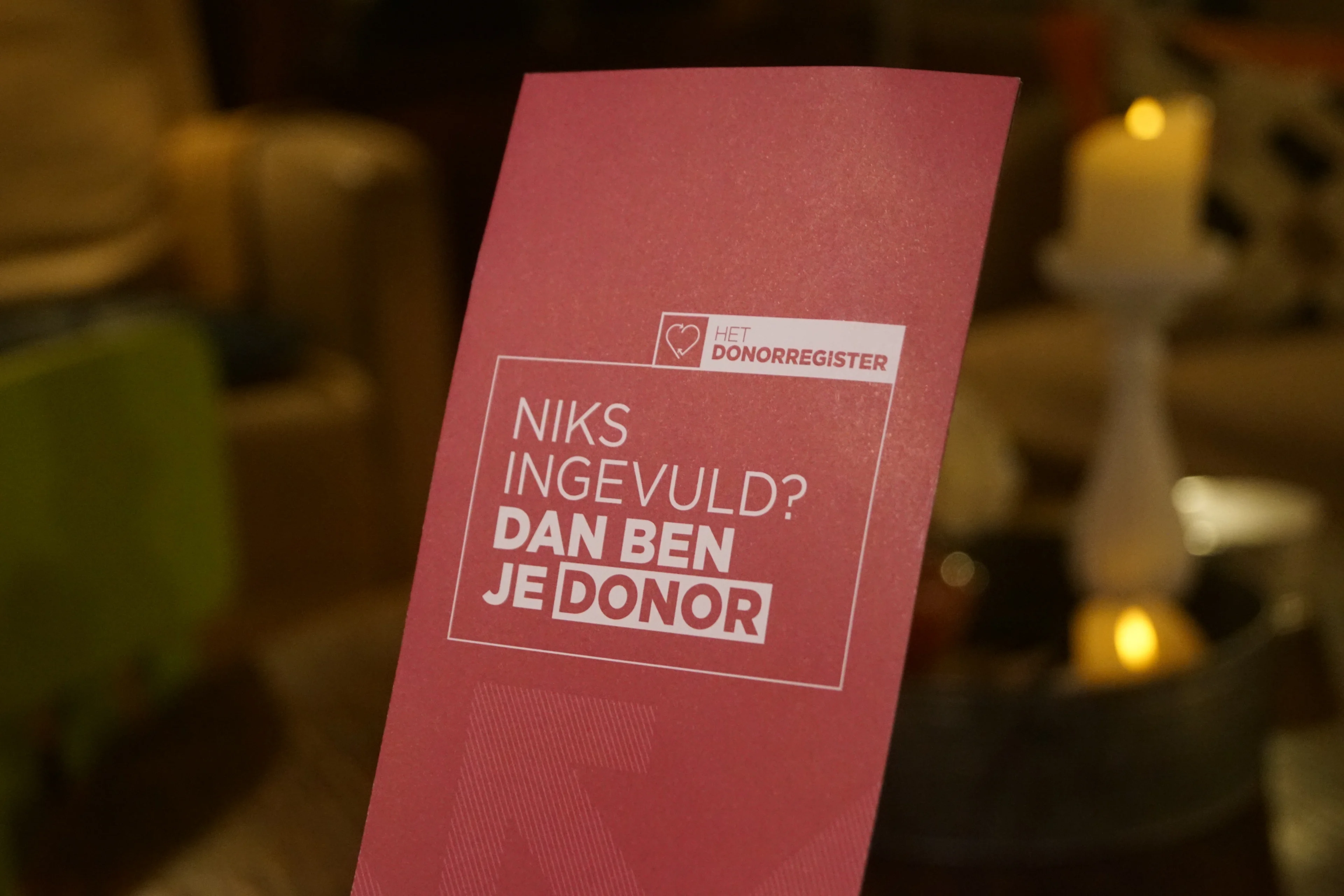 Meerderheid geeft aan donor te willen zijn, ruim 4 miljoen mensen willen dat niet