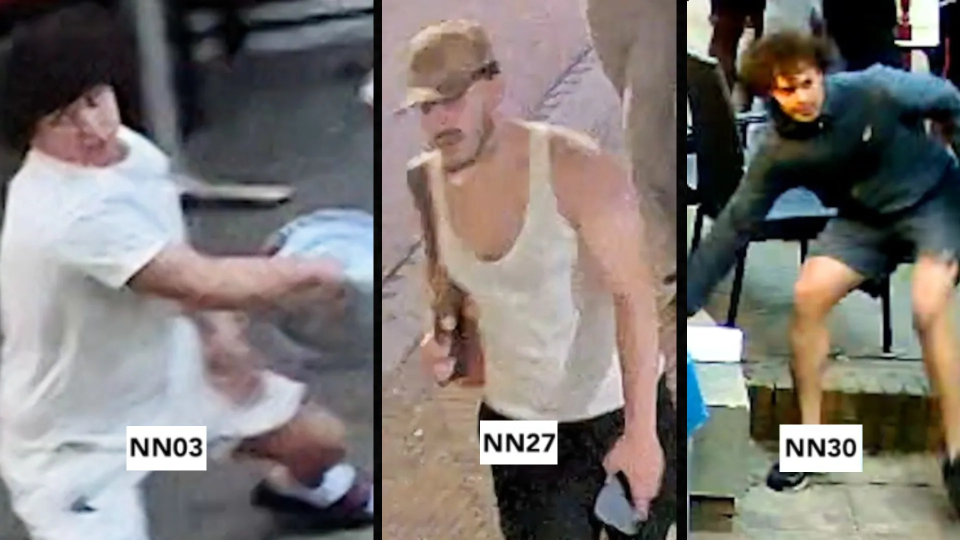 Opnieuw aantal verdachten rellen Scheveningen herkenbaar op beeld