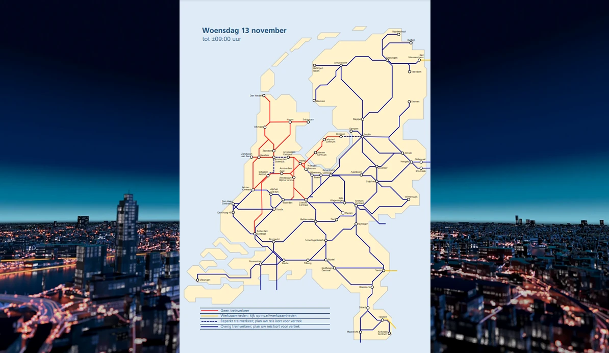 Impact staking ProRail enorm: dit is alles wat je moet weten over woensdag (en later)