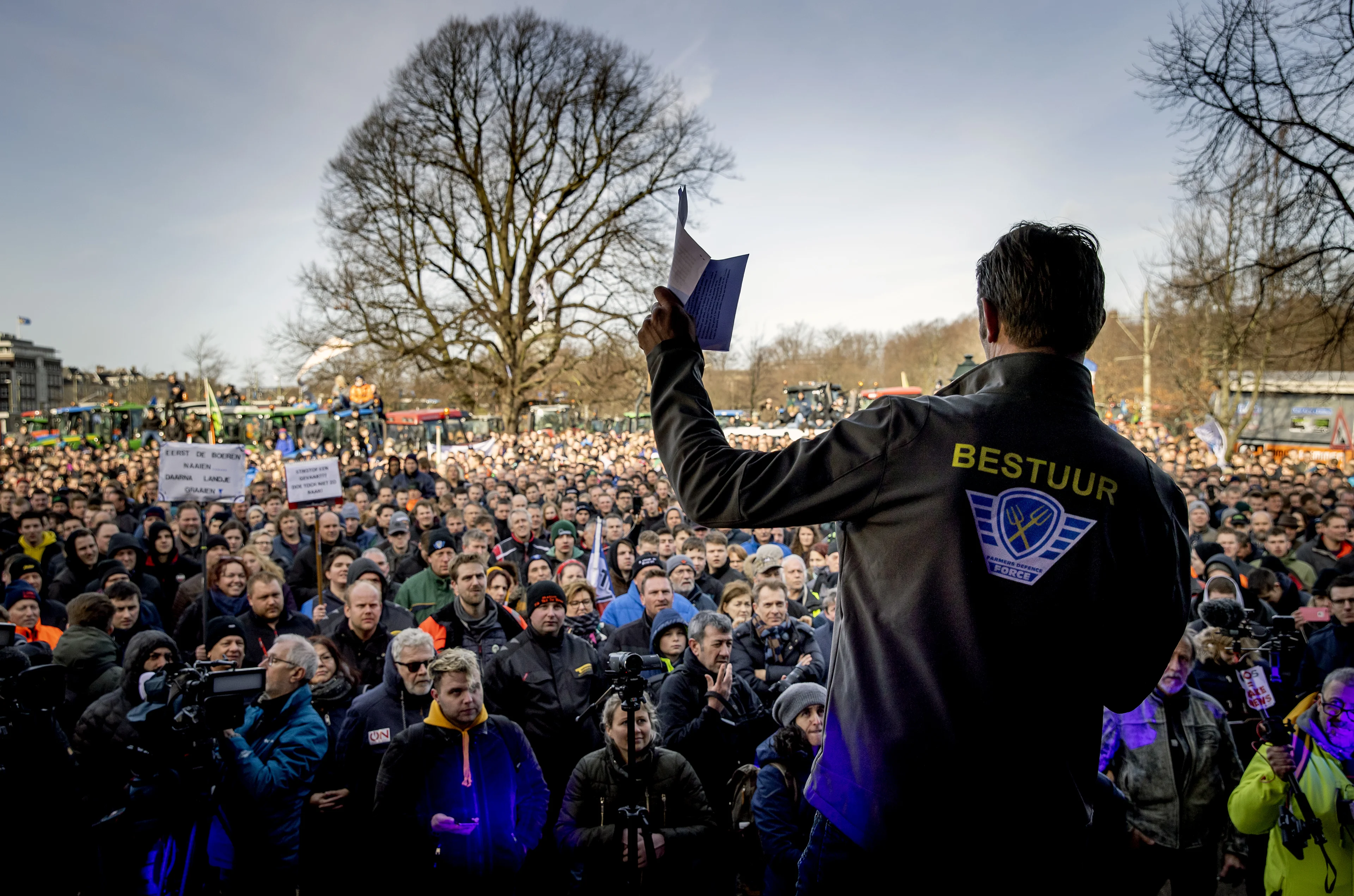 Farmers Defence Force eist binnen drie kwartier excuses van Rutte, 'anders geven we gas'