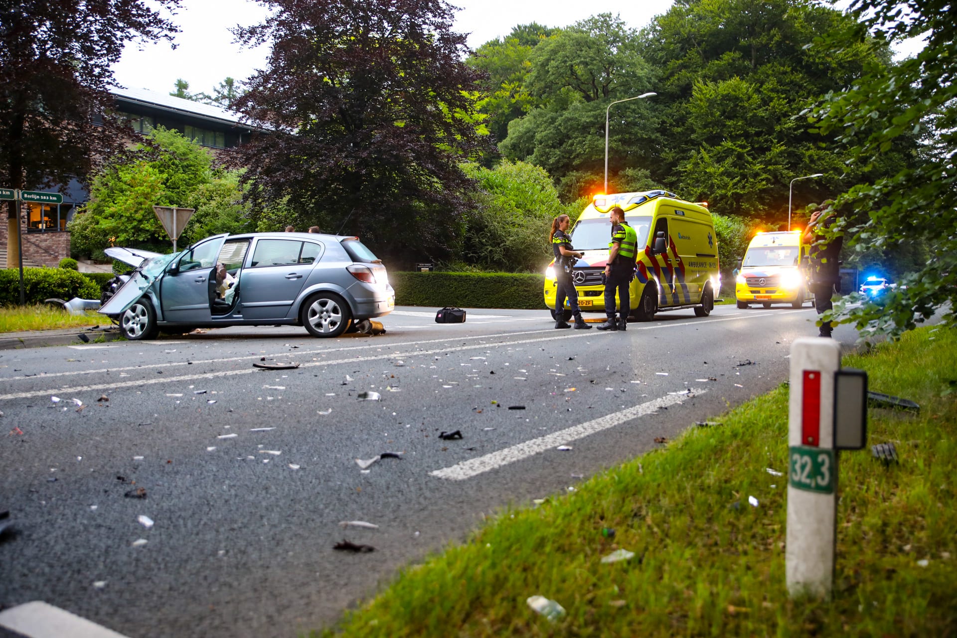 Meerdere gewonden bij ernstig ongeluk op N344 bij Hoog Soeren