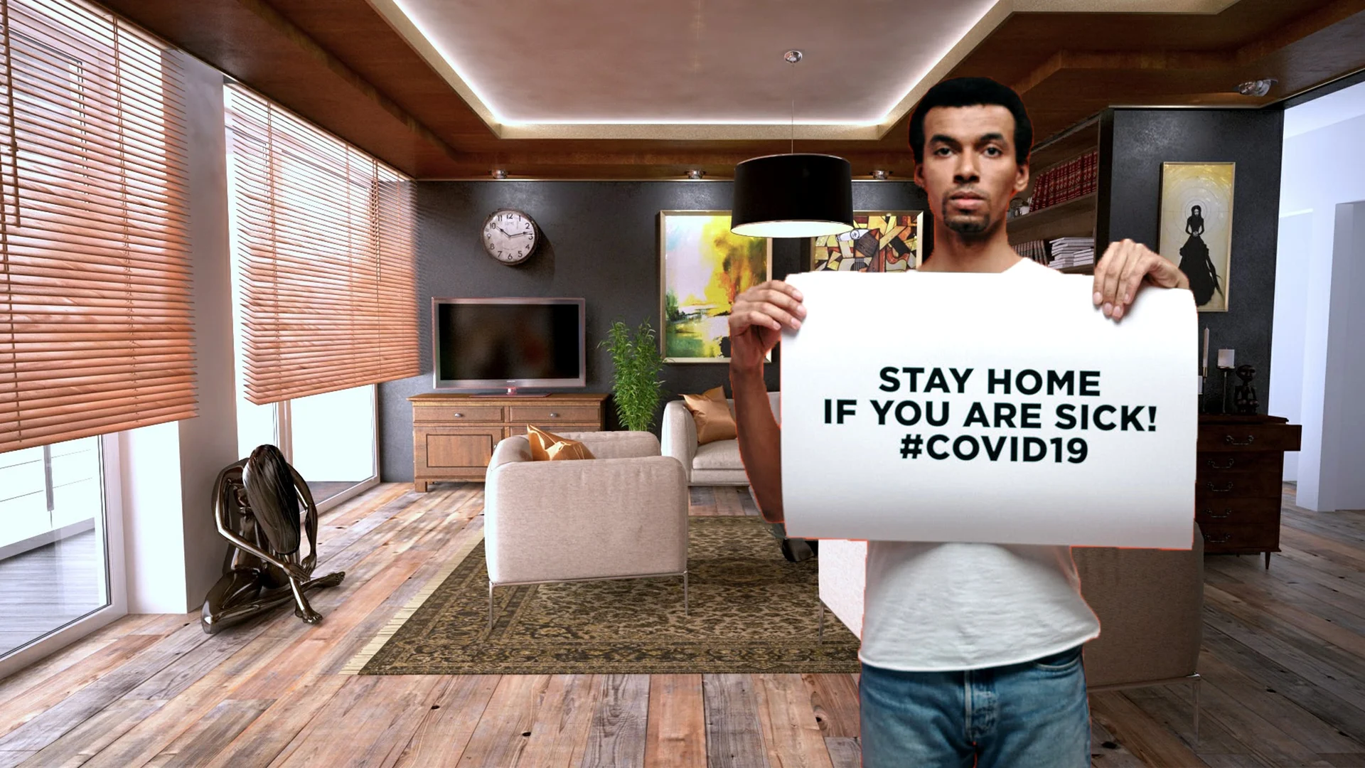 Massale oproep op social media: blijf thuis mensen