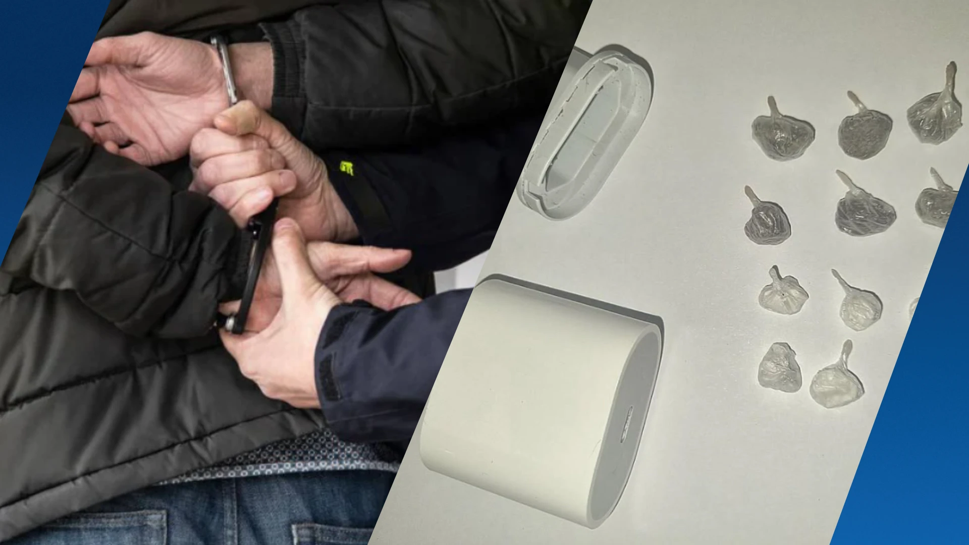 Creatieve dealer betrapt met bolletjes drugs in adapter van telefoon