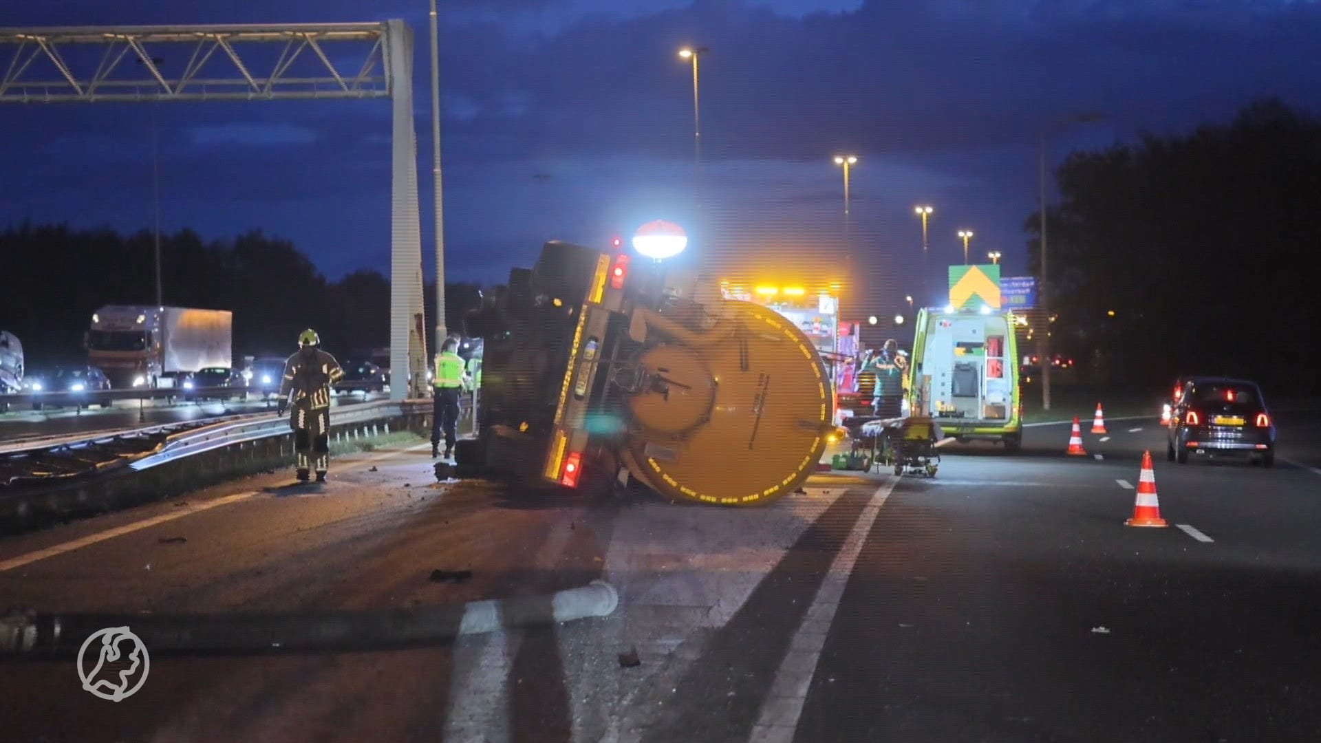 Ernstig ongeval op A28: snelweg afgesloten richting noorden