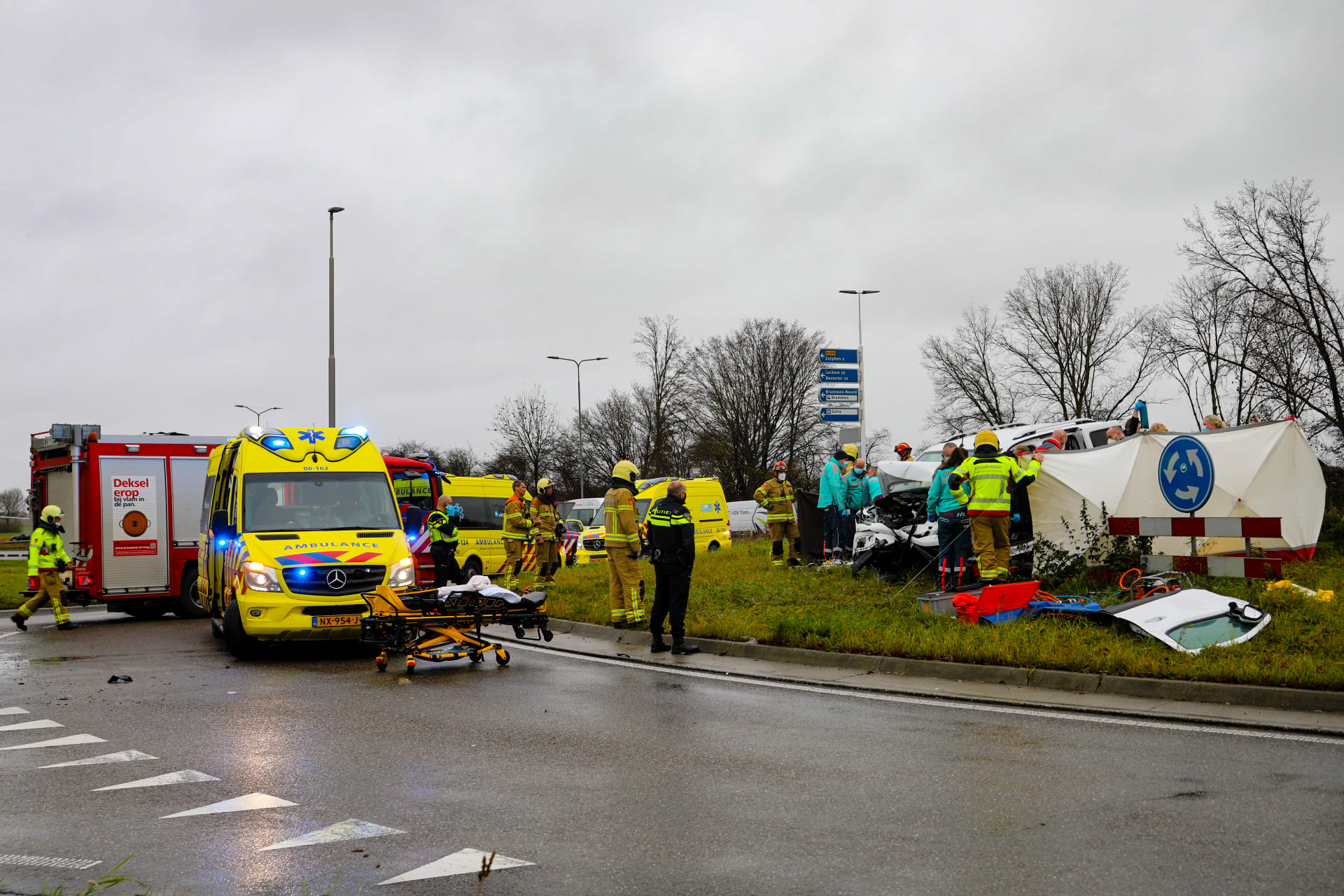 Twee mensen overleden bij ernstig ongeluk met vrachtwagen op N348 bij Brummen
