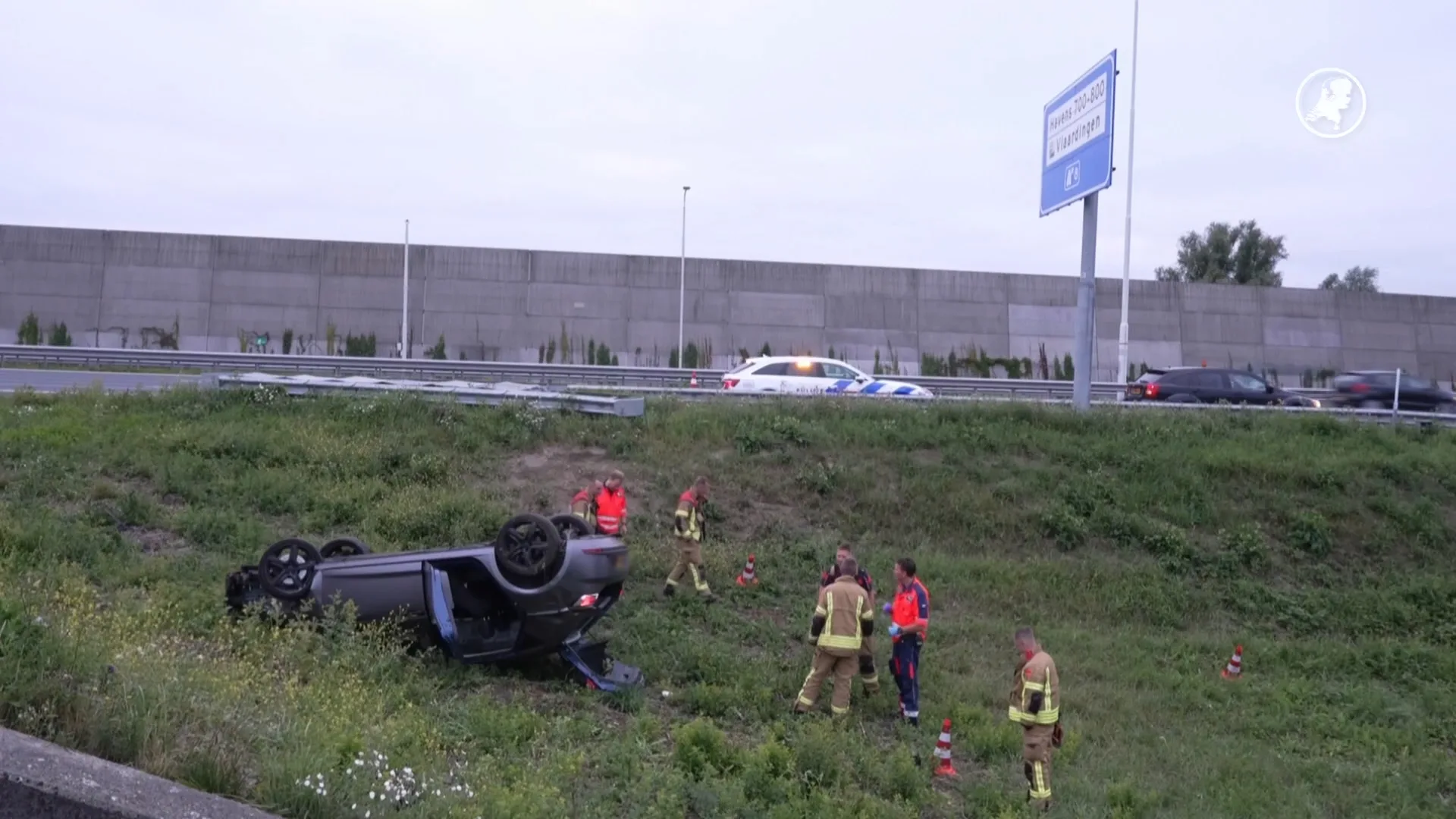 Automobilist (29) overlijdt bij ongeluk op A20 bij Vlaardingen