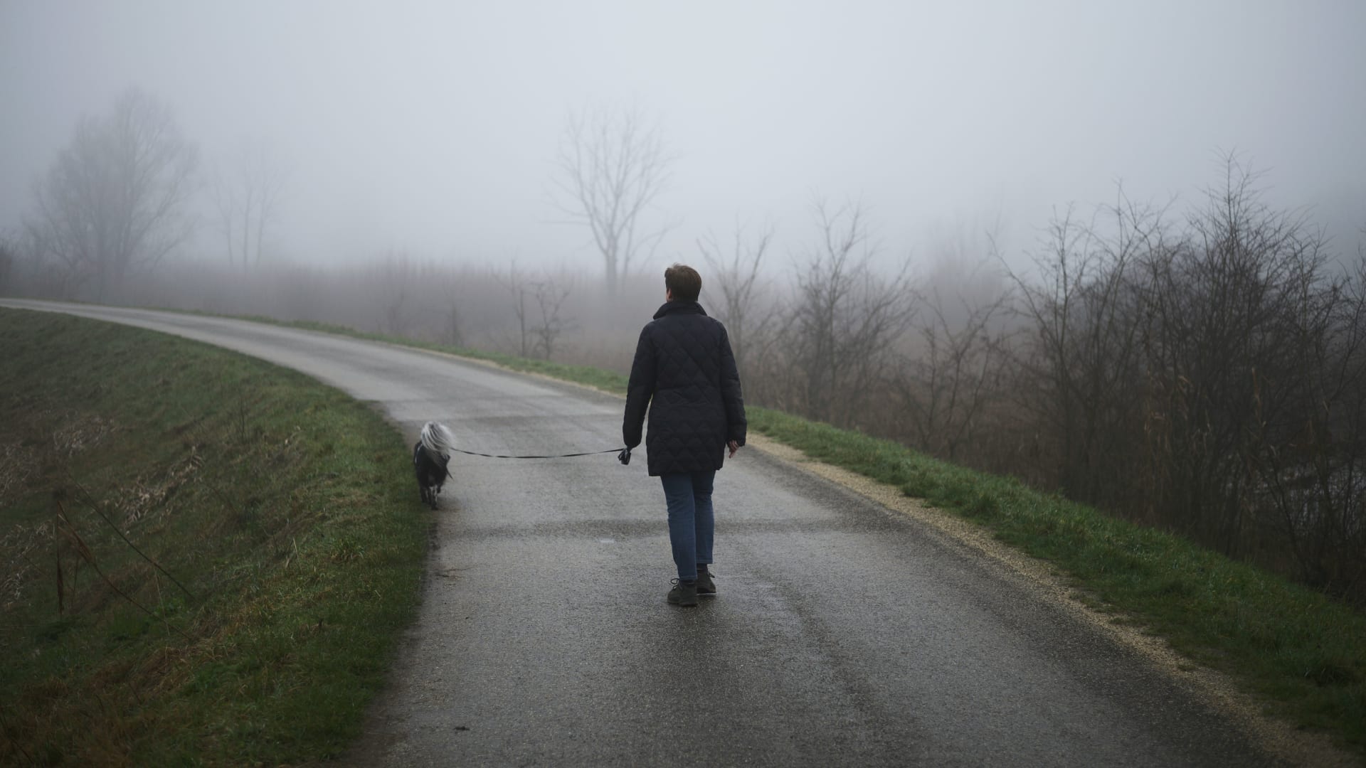 Grijs en somber herfstweer: zon laat zich nauwelijks zien