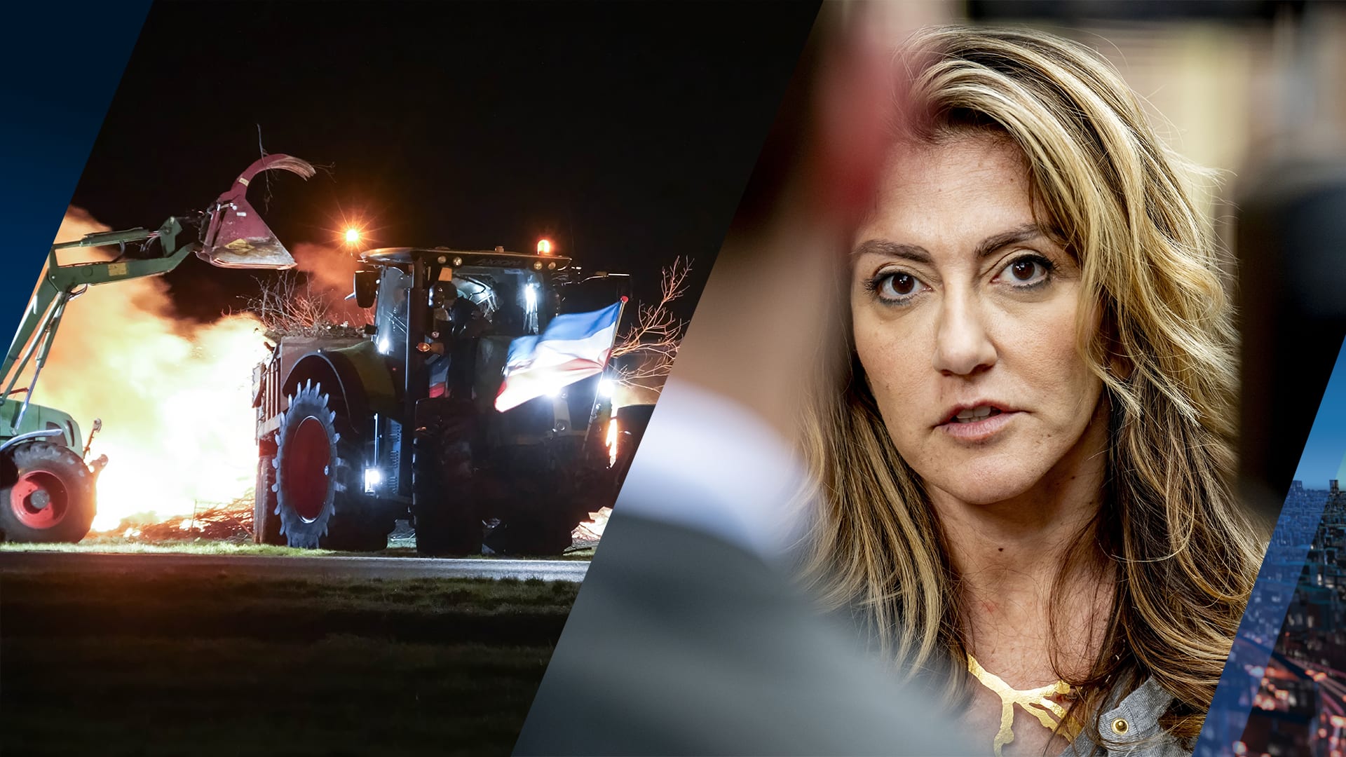 Eerste verdachten boerenacties opgepakt, Yeşilgöz houdt spoedoverleg