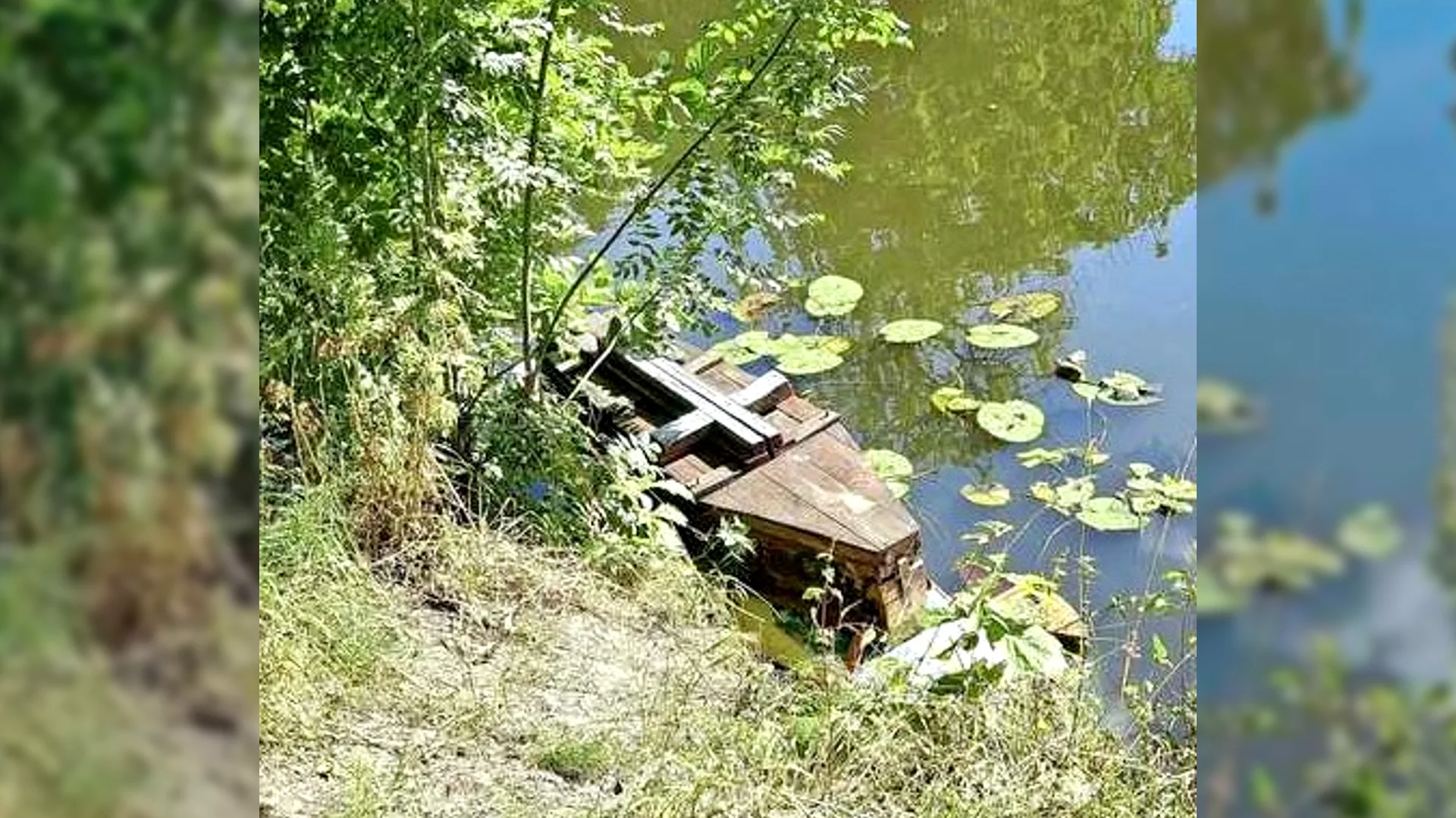 Drijvende doodskist jaagt agenten stuipen op het lijf