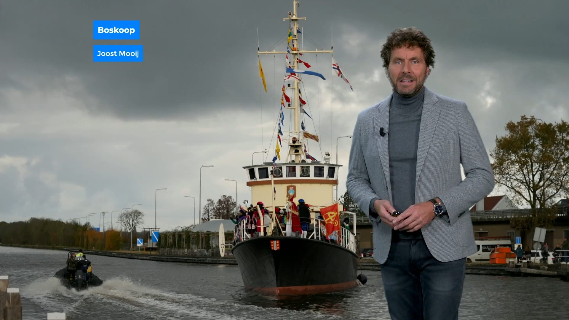 Droog tijdens intocht Sinterklaas, later op de dag op meerdere plekken regen