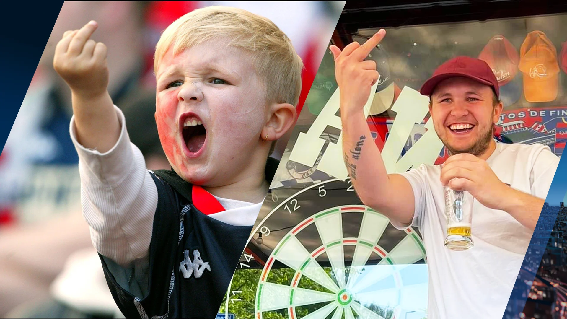 Feyenoord-fan Mikey werd 20 jaar geleden wereldberoemd door zijn middelvinger