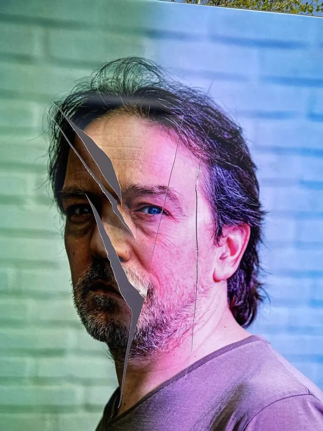 Portretten intersekse mensen doorgesneden: 'Dit is een hatecrime'