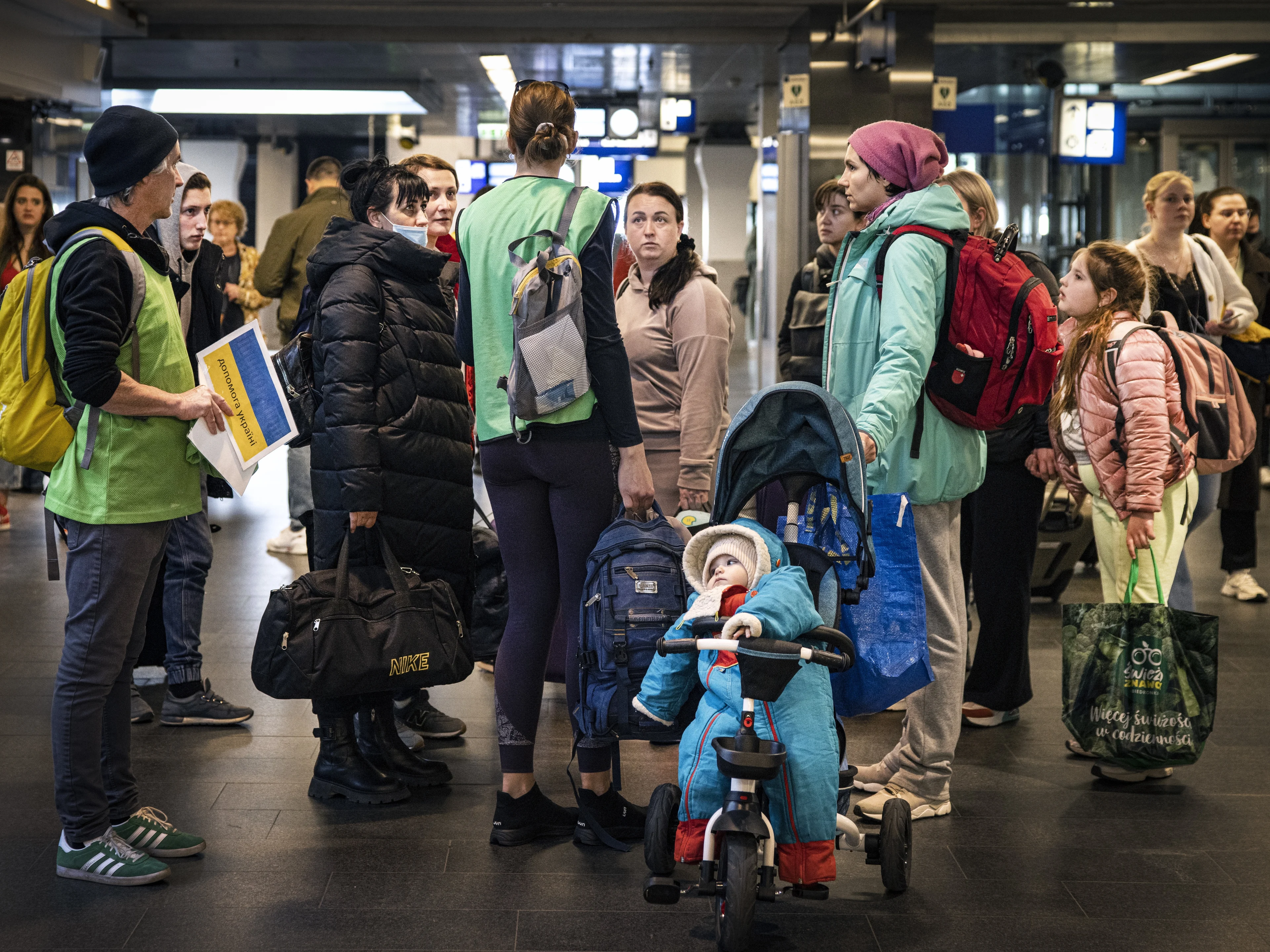 Ook Oekraïense vluchtelingen in Amsterdam krijgen leefgeld