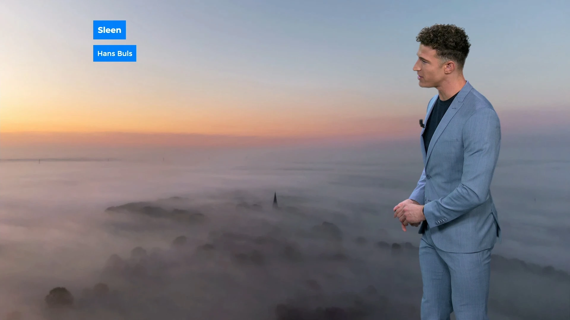 Lange tijd code geel om mist maar daarna... grijs weer