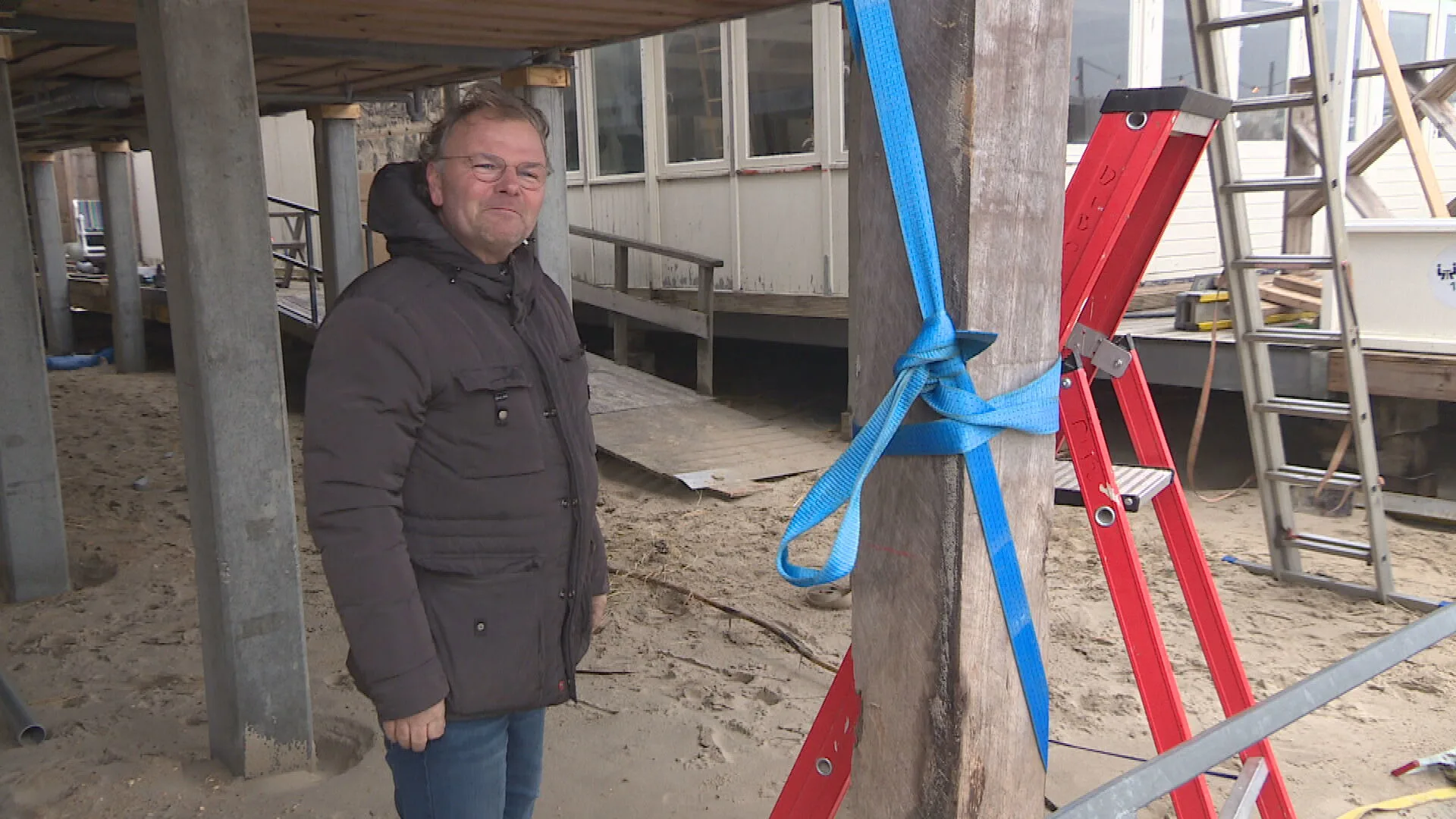 Storm Dudley en Eunice onderweg, strandtenthouders maken zich op voor onstuimige dagen