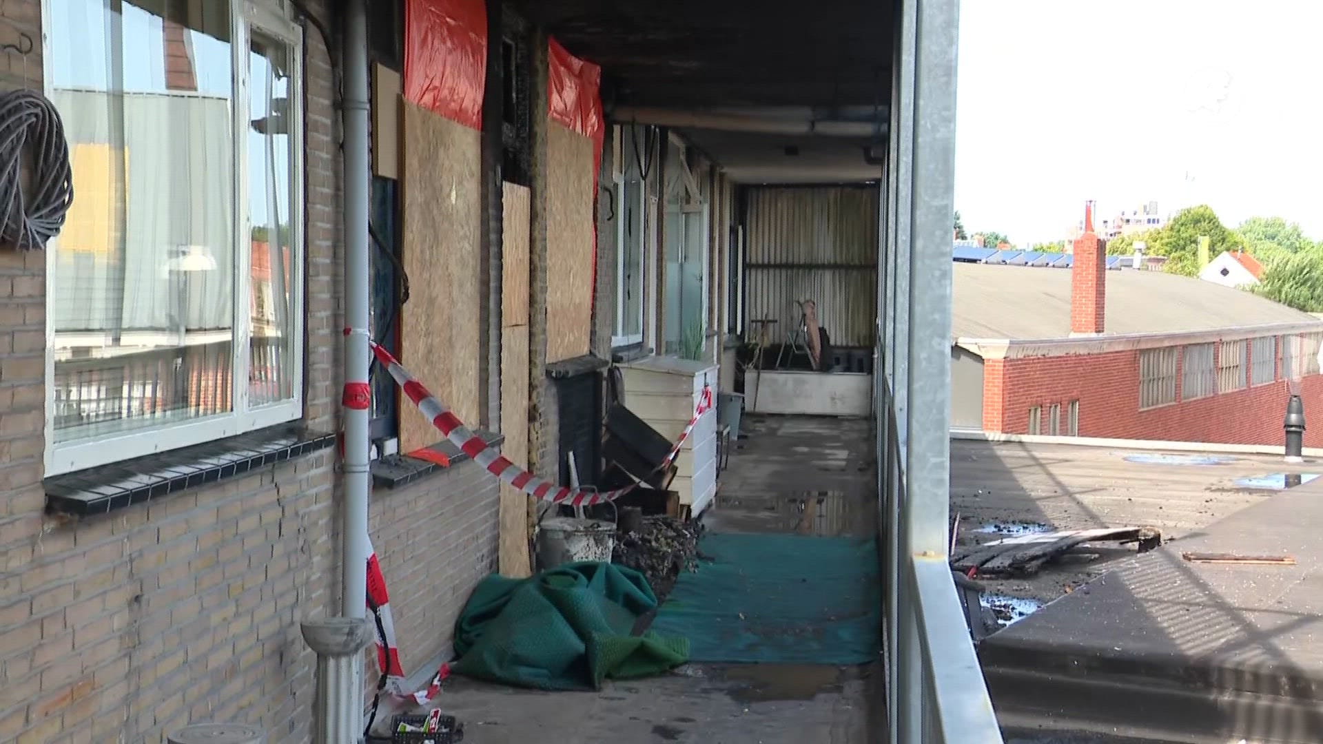 Appartement volledig verwoest door brand Winschoten