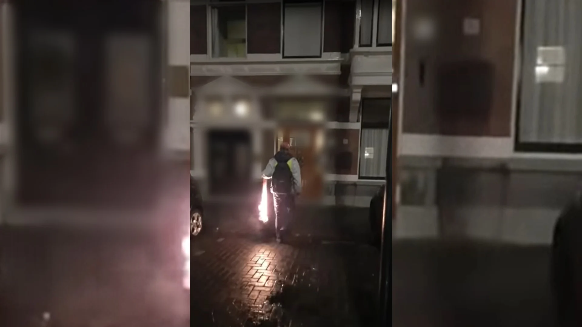 Coronademonstrant Max van den B. aangehouden na spelen met vuur bij huize Kaag