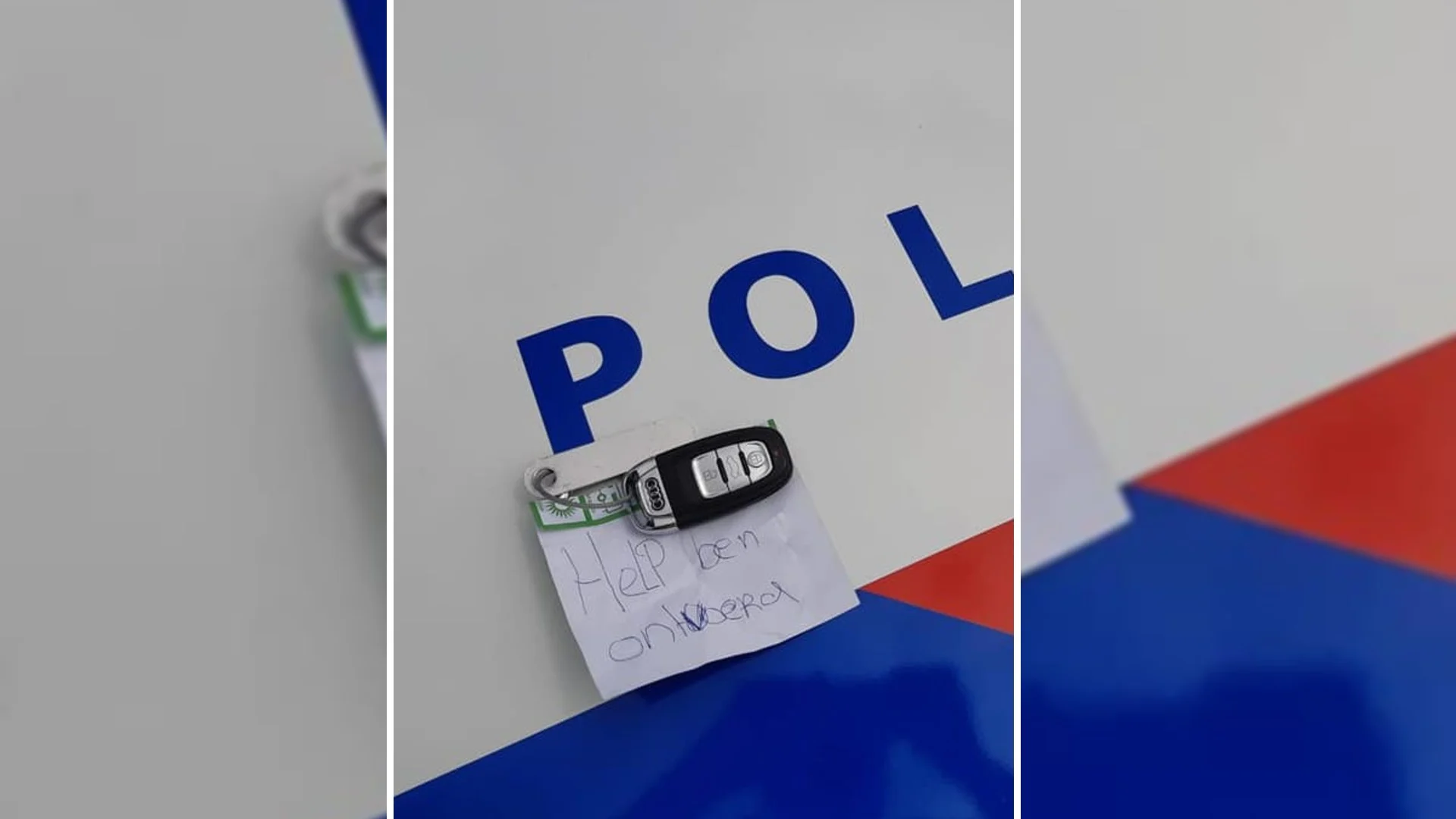 Politie rukt uit voor meisje met briefje: 'Help, ben ontvoerd'