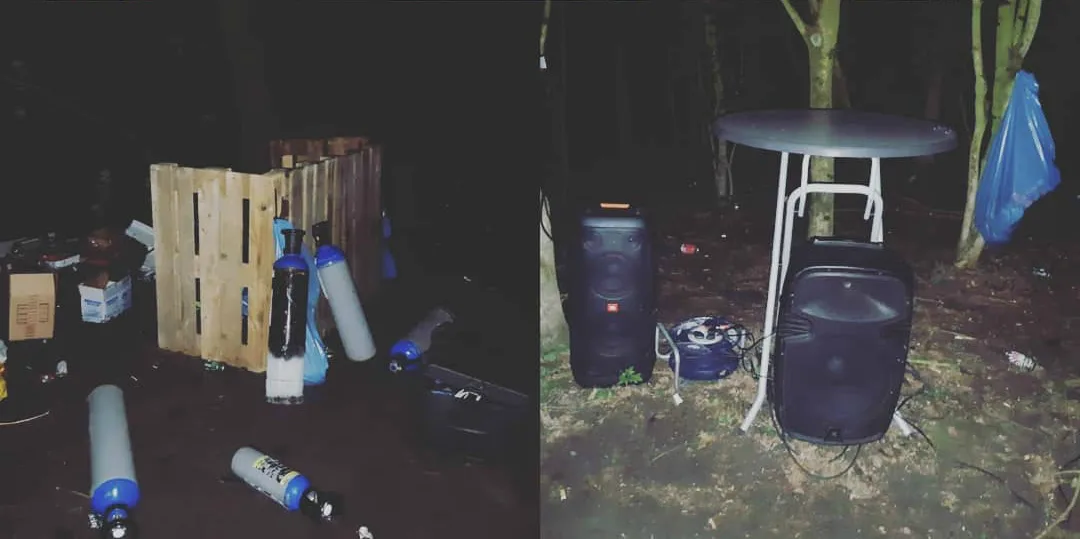 Honderden partygangers op illegaal feest in Haarlemmermeerse bos