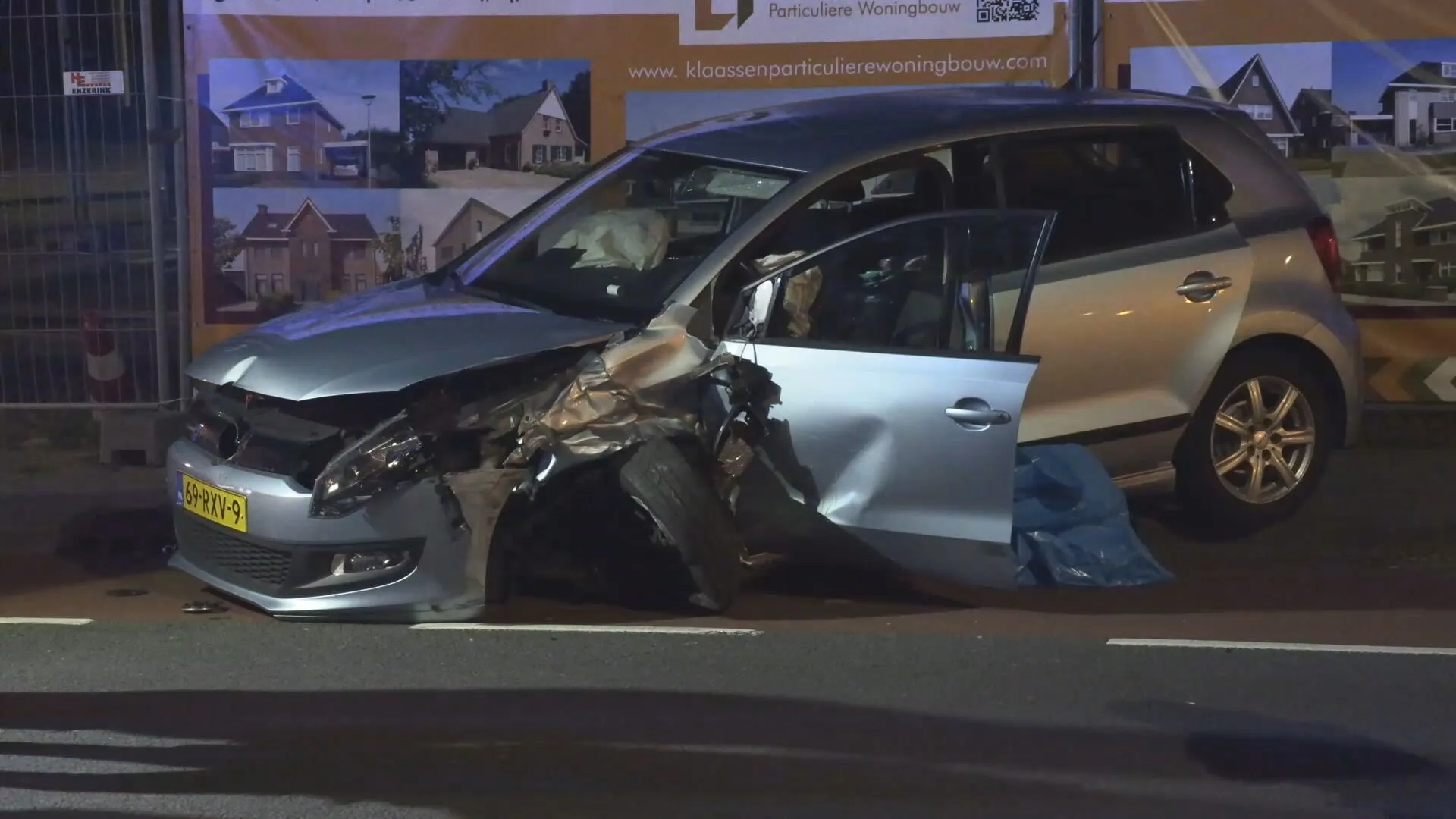 Drie gewonden bij frontale botsing in Winterswijk, traumahelikopter opgeroepen