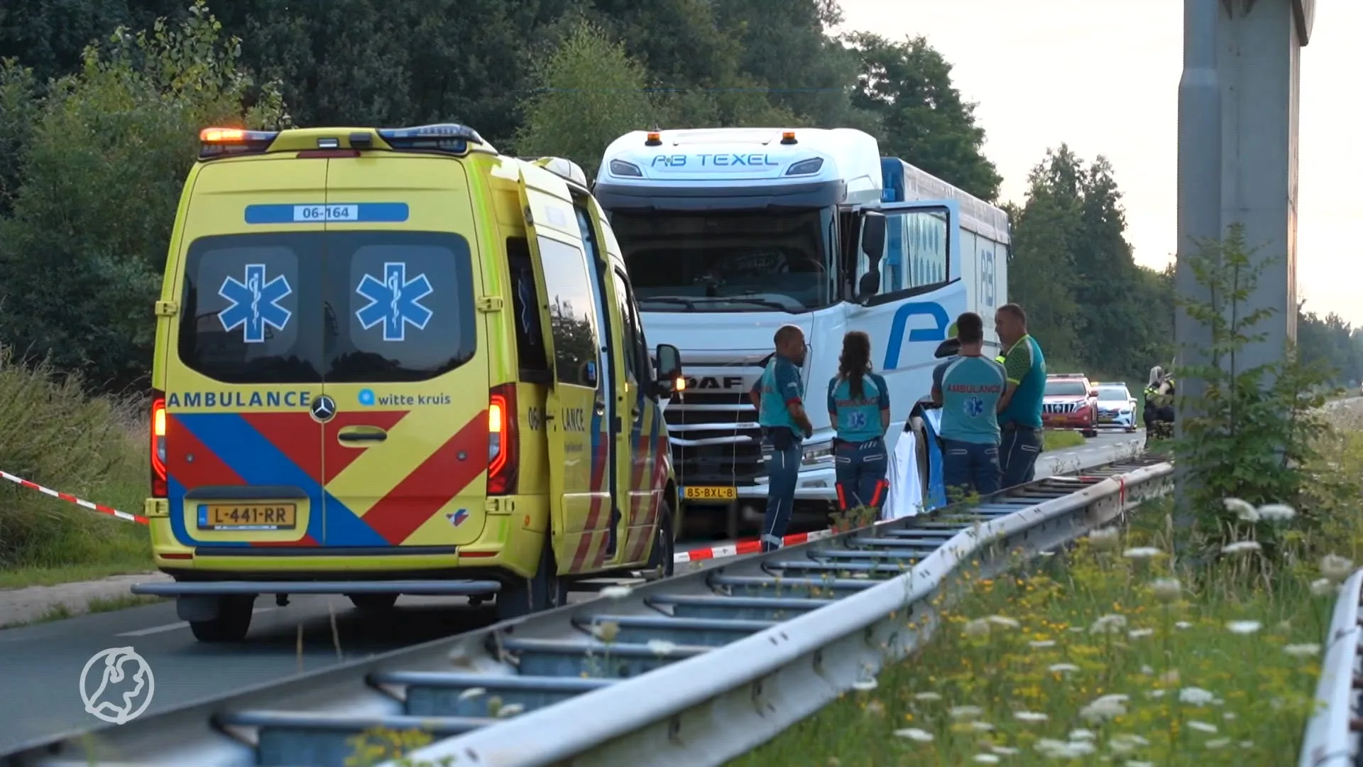 Voetganger overleden bij ongeval met vrachtwagen op N-weg Zutphen