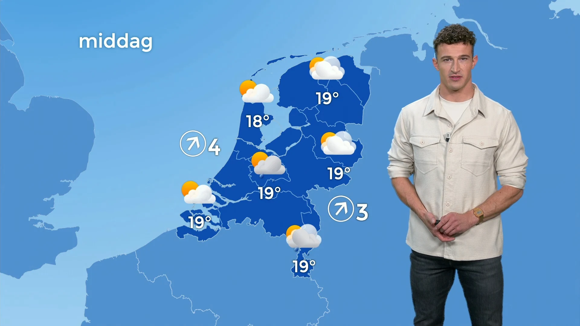 Ex-orkaan Kirk blijkt storm in een glas water