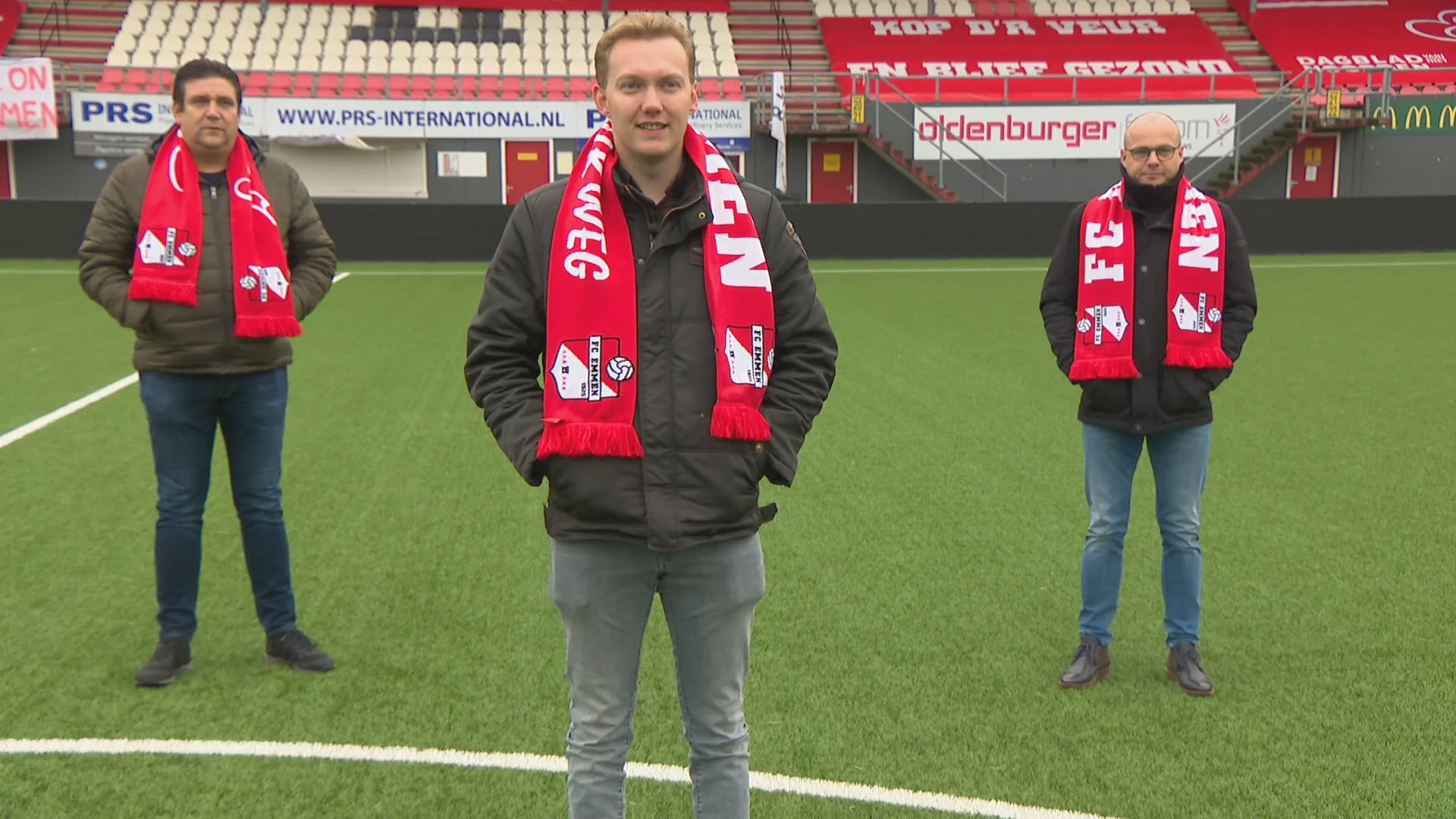 Halen FC Emmen-supporters Ronaldo naar de Oude Meerdijk?