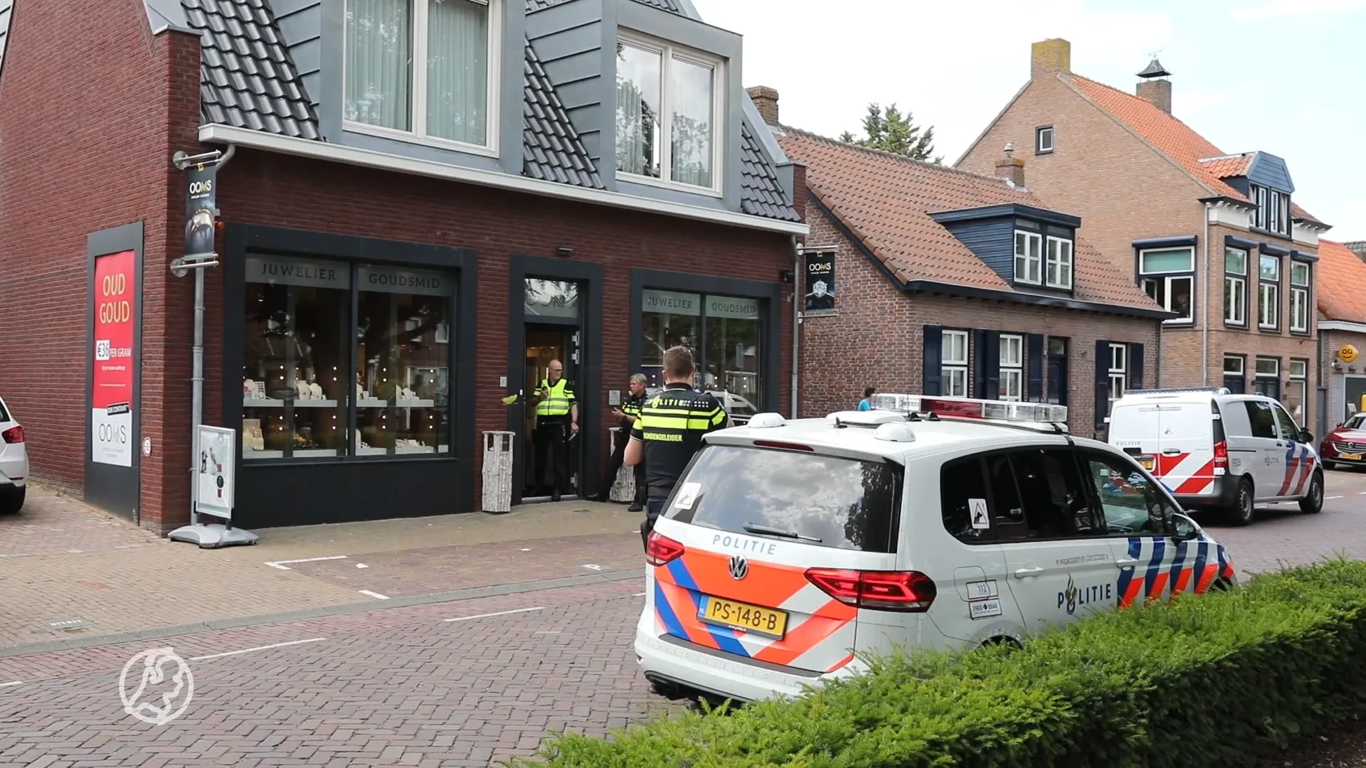 Klopjacht na overval met hakbijl op juwelier in Brabant