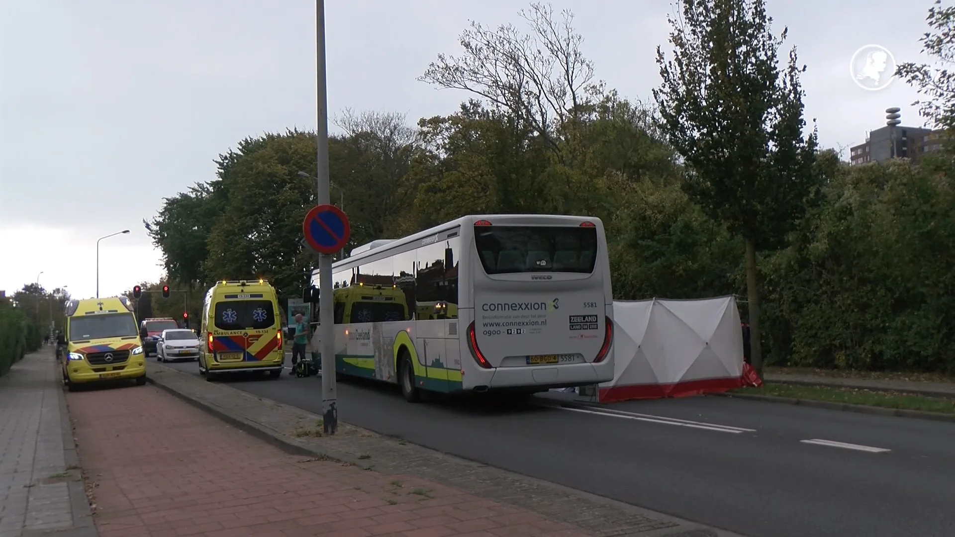 Persoon om het leven gekomen na aanrijding met lijnbus in Vlissingen