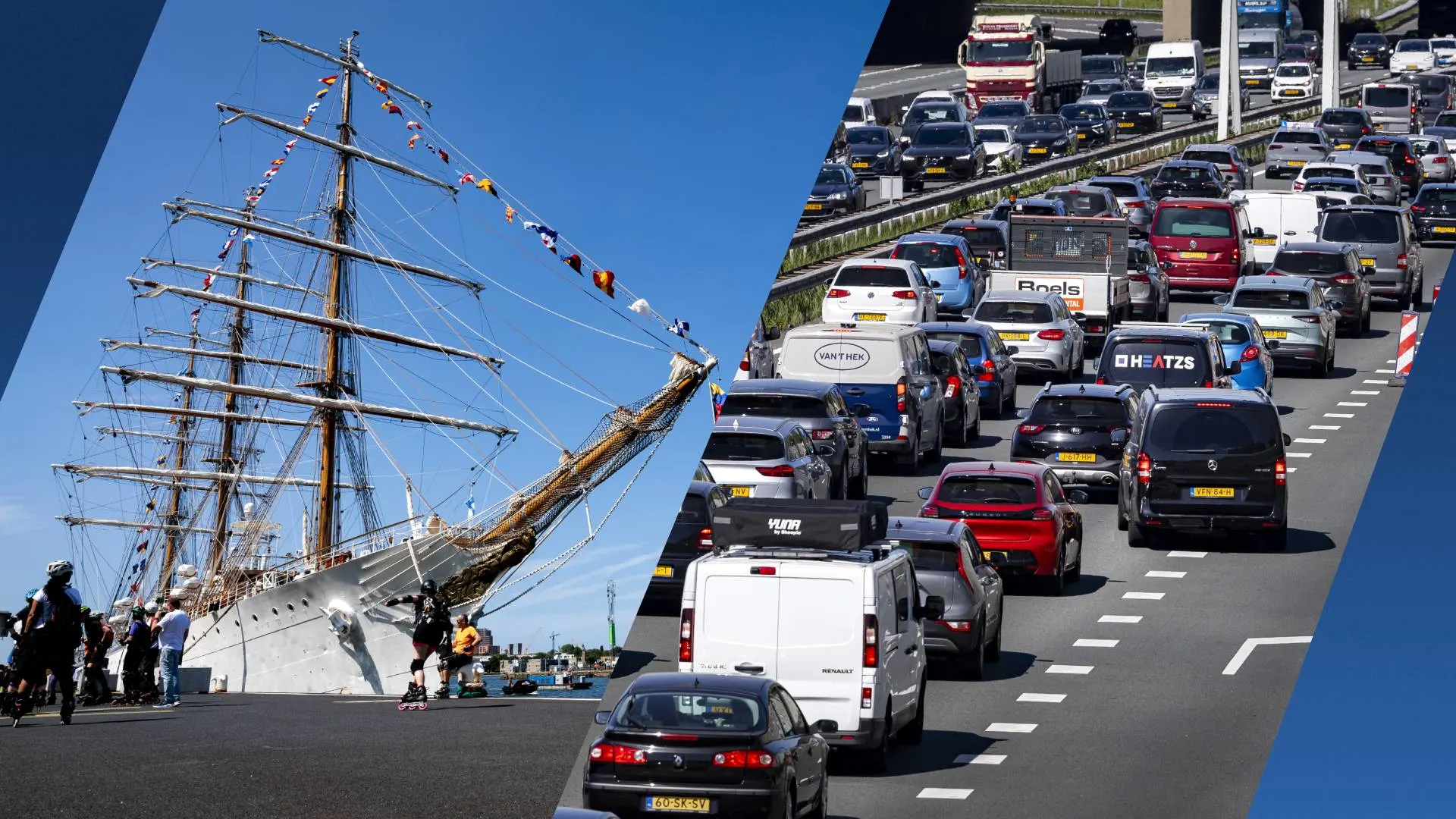 Verkeerschaos in Amsterdam tijdens SAIL, hier moet je rekening mee houden