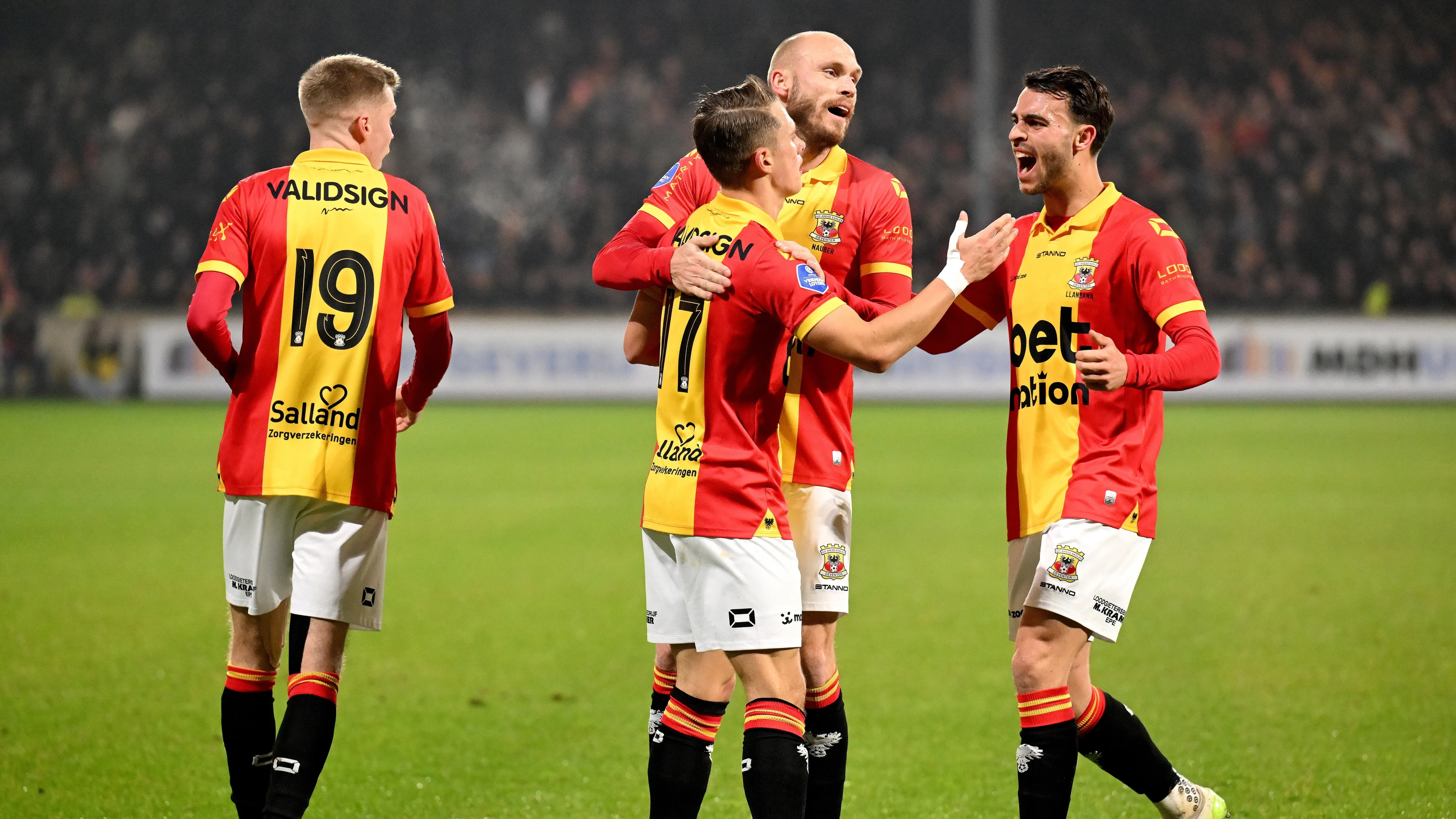 Noordwijk valt af in kwartfinales KNVB-beker na verlies tegen Go Ahead Eagles