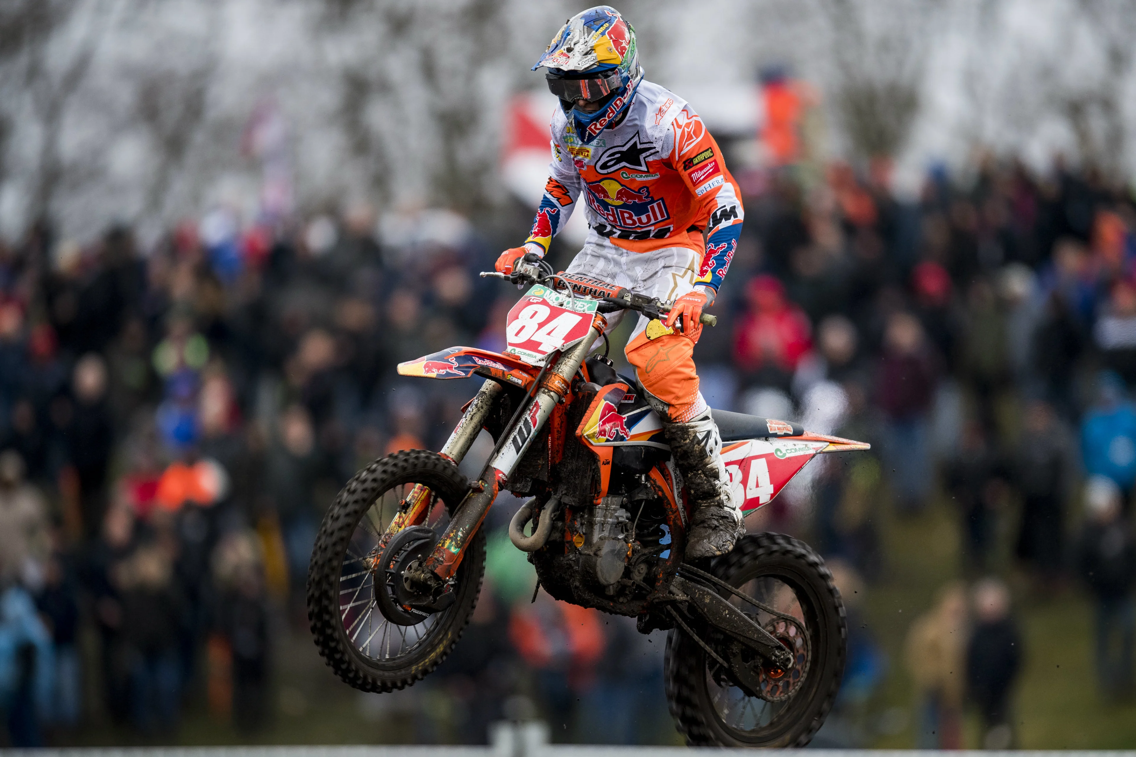 Motorcrosser Jeffrey Herlings met spoed naar ziekenhuis na valpartij