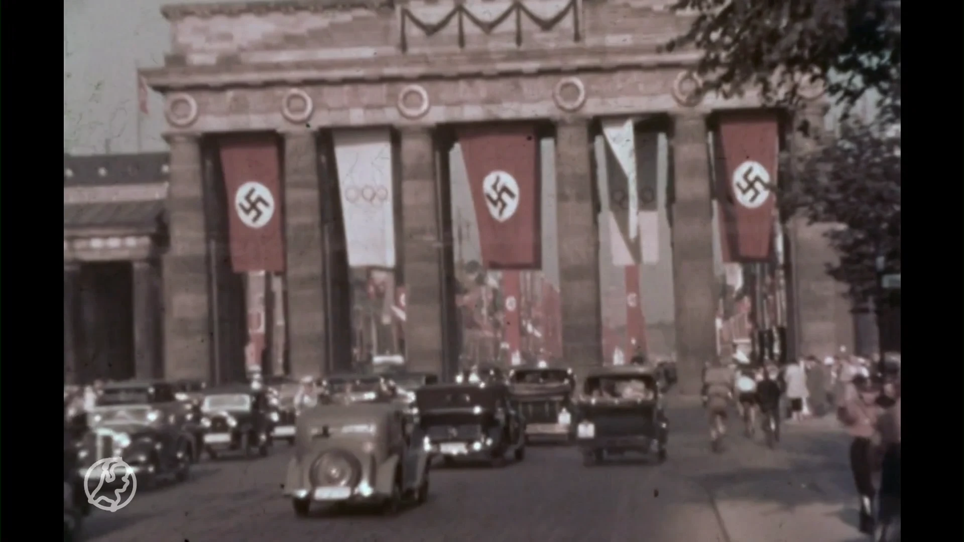 Unieke beelden in kleur opgedoken van Olympische Spelen in 1936