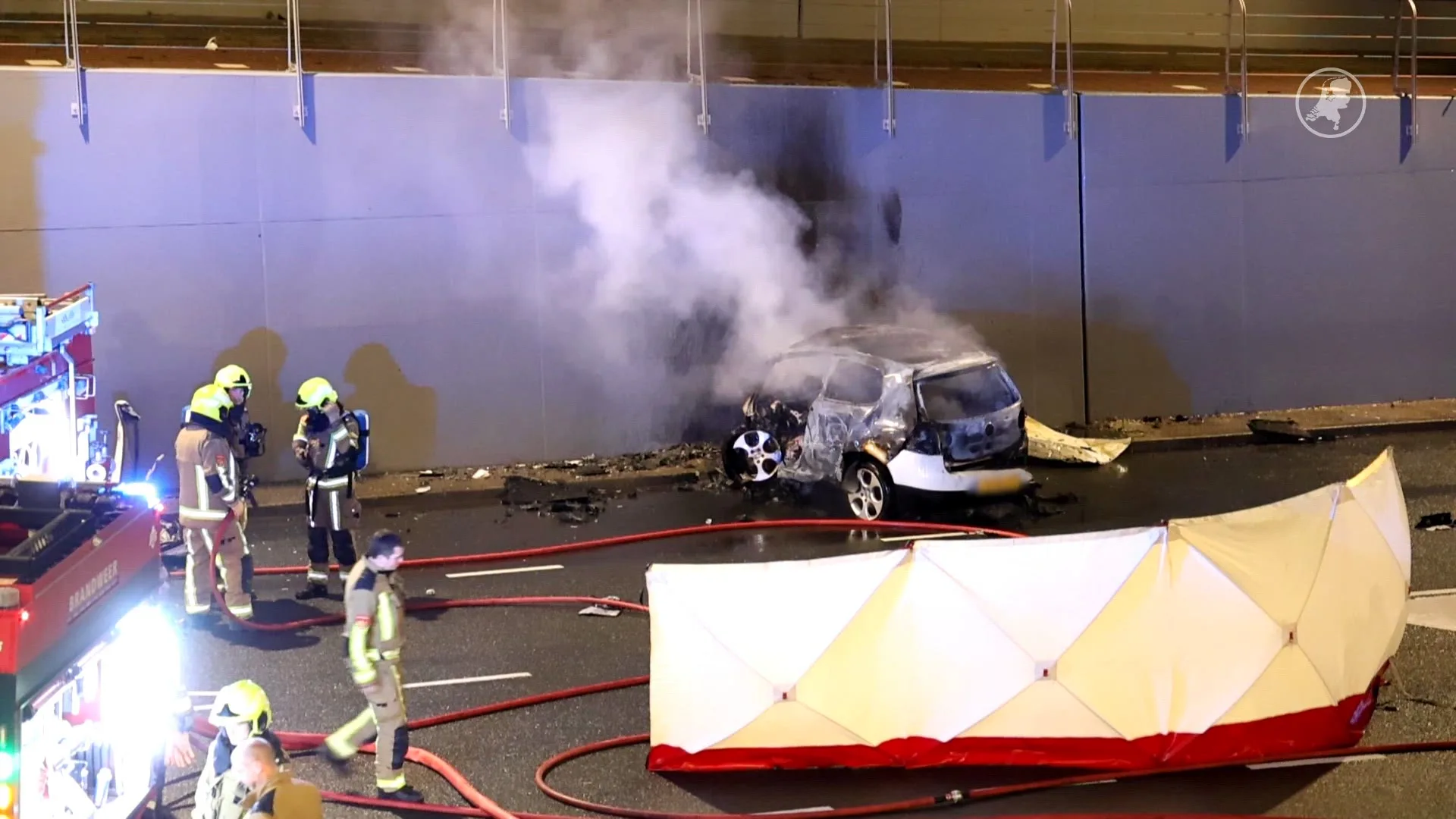 Dode bij heftig ongeval in Beverwijk, tunnel afgesloten