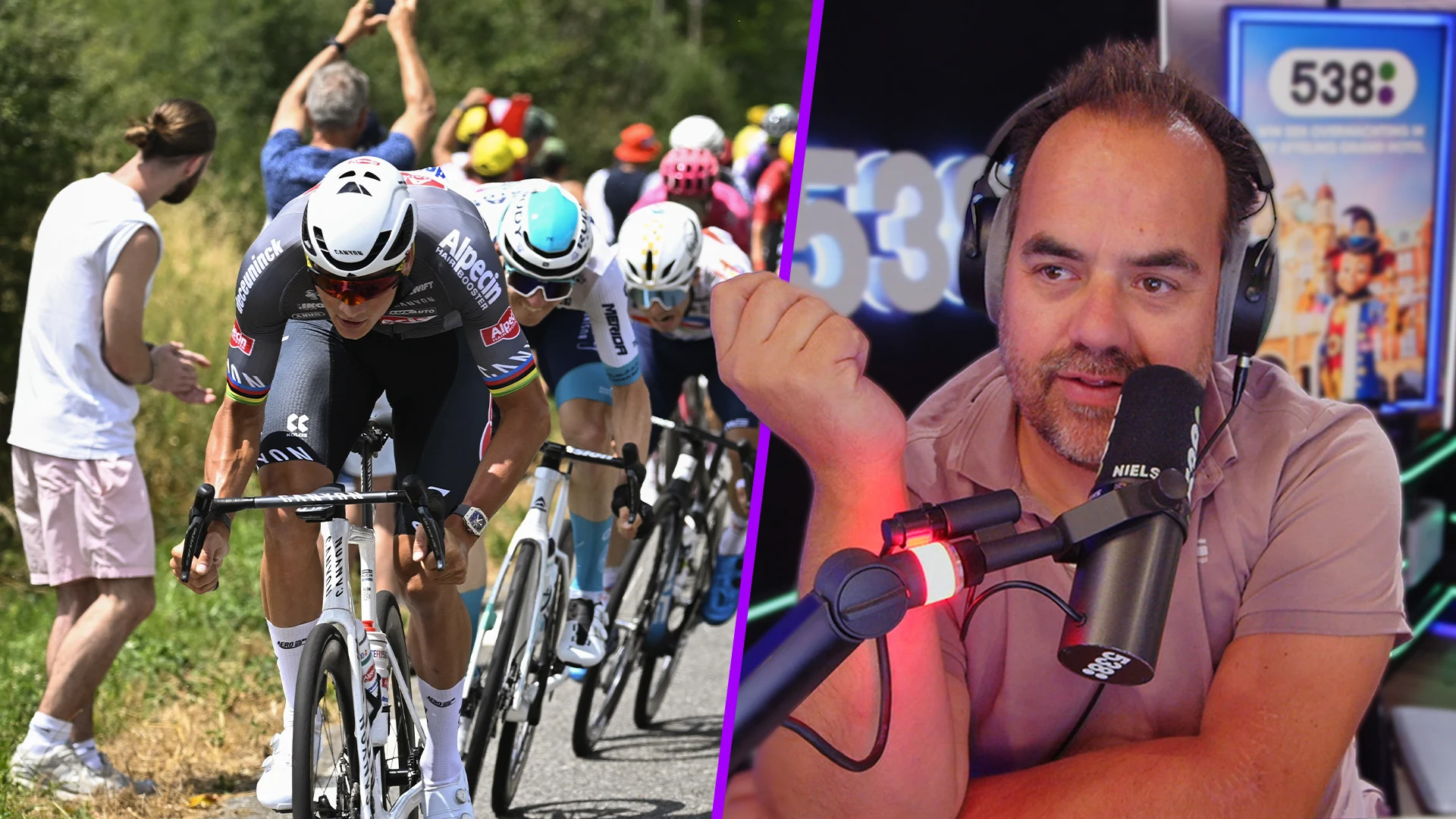 Mathieu van der Poel valt uit in zijn beste Tour de France ooit