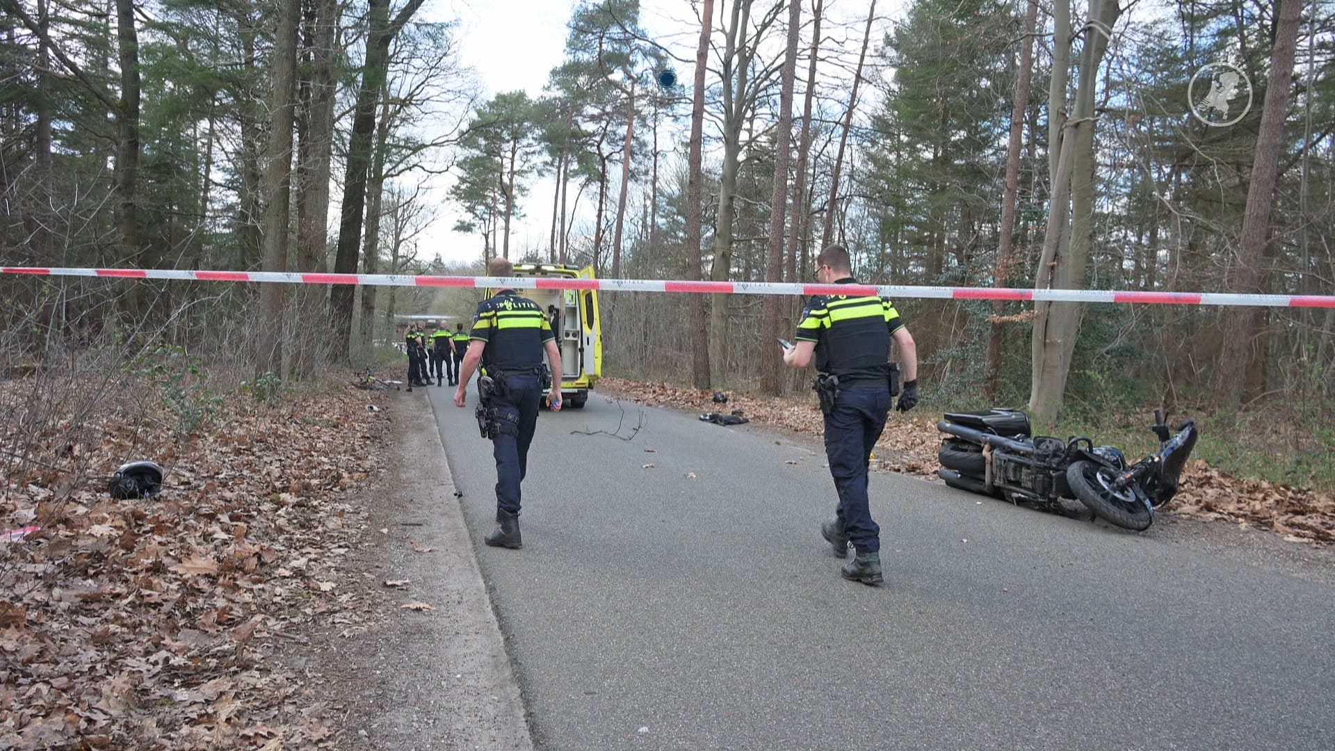 Een botsing tussen een motorijder en een wielrenner kostte de fietser het leven